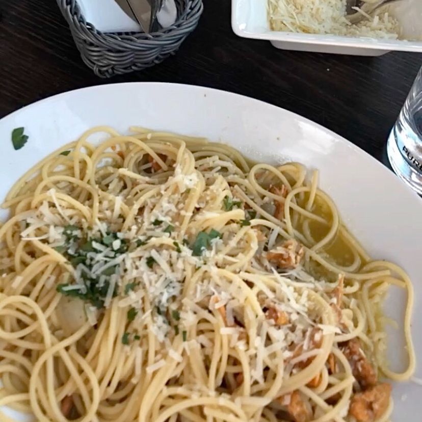 Pfifferlingsauce mit Tagliatelle