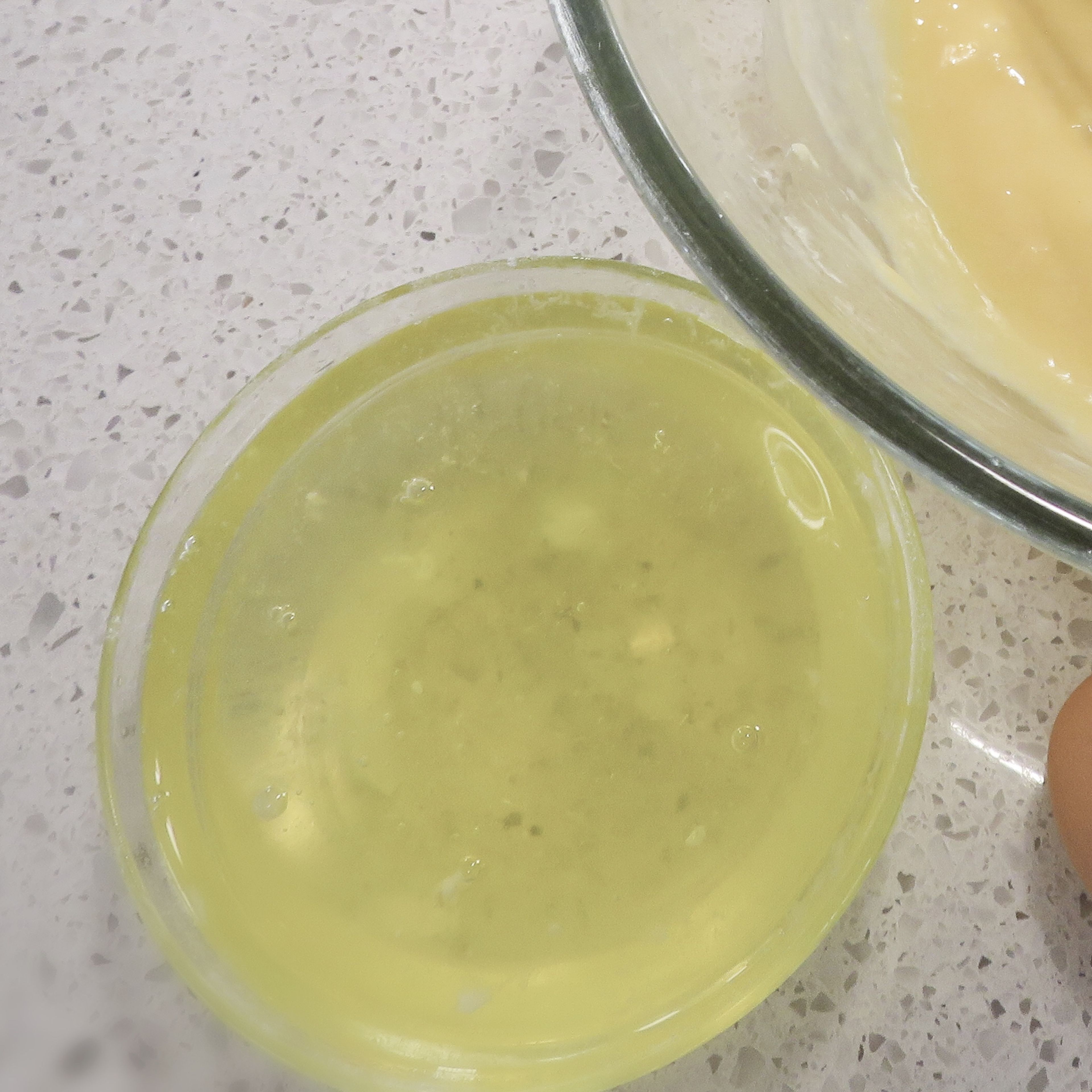 Add a pinch of salt and a couple drops of vinegar to the egg white.