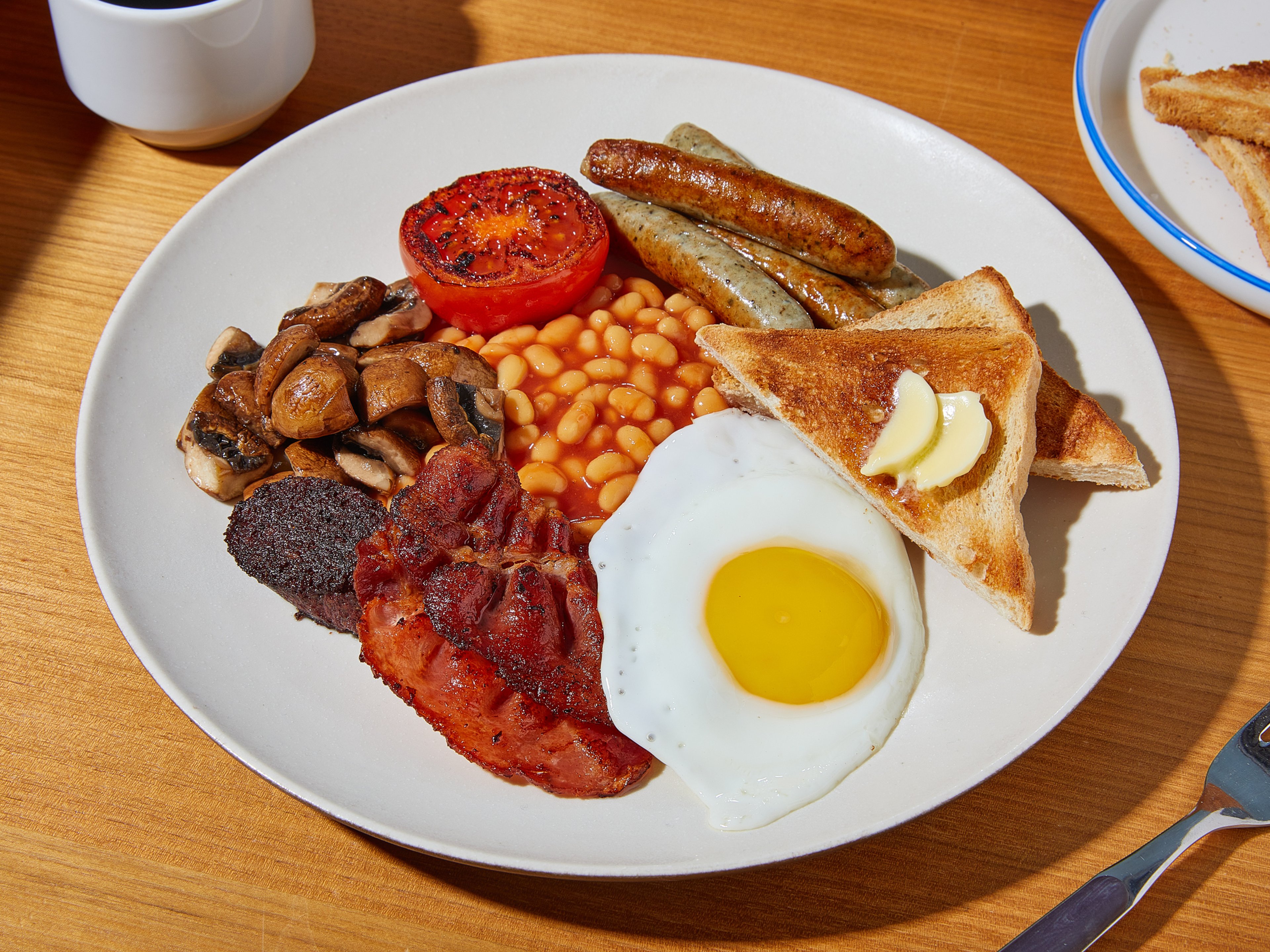 Grilled Full English Breakfast