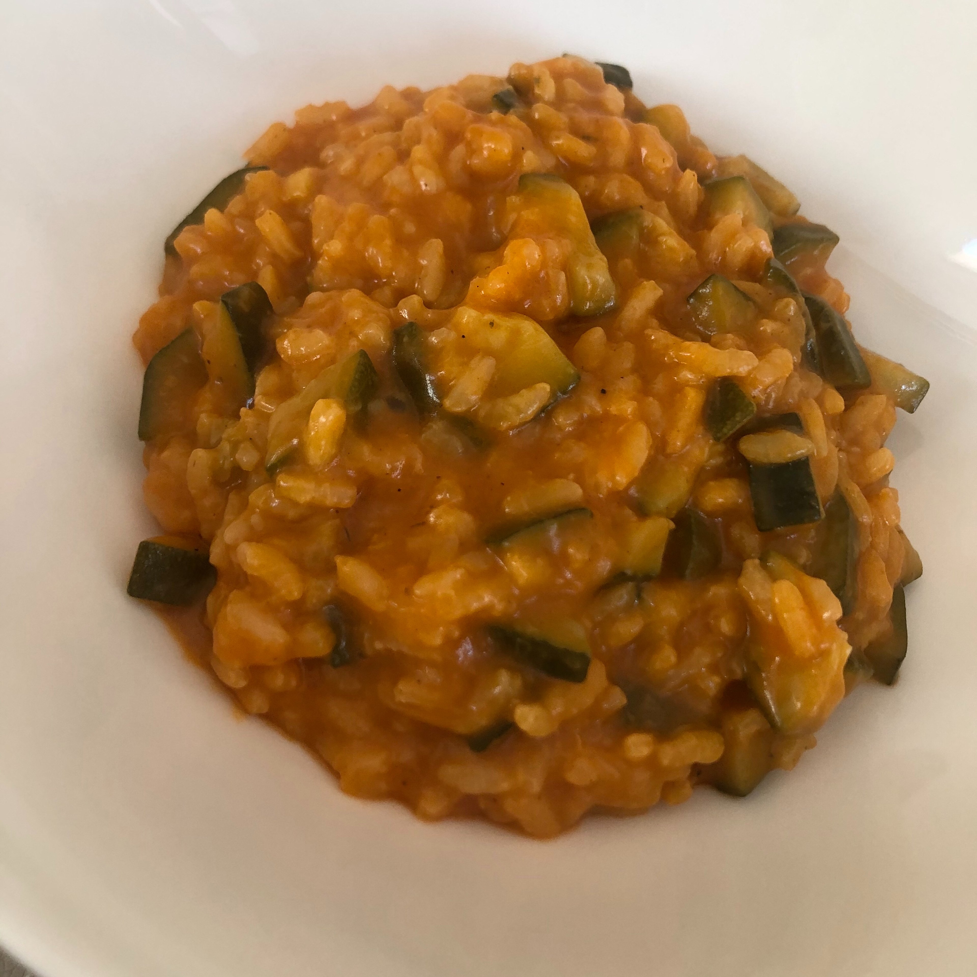 Zucchini-Tomaten-Risotto