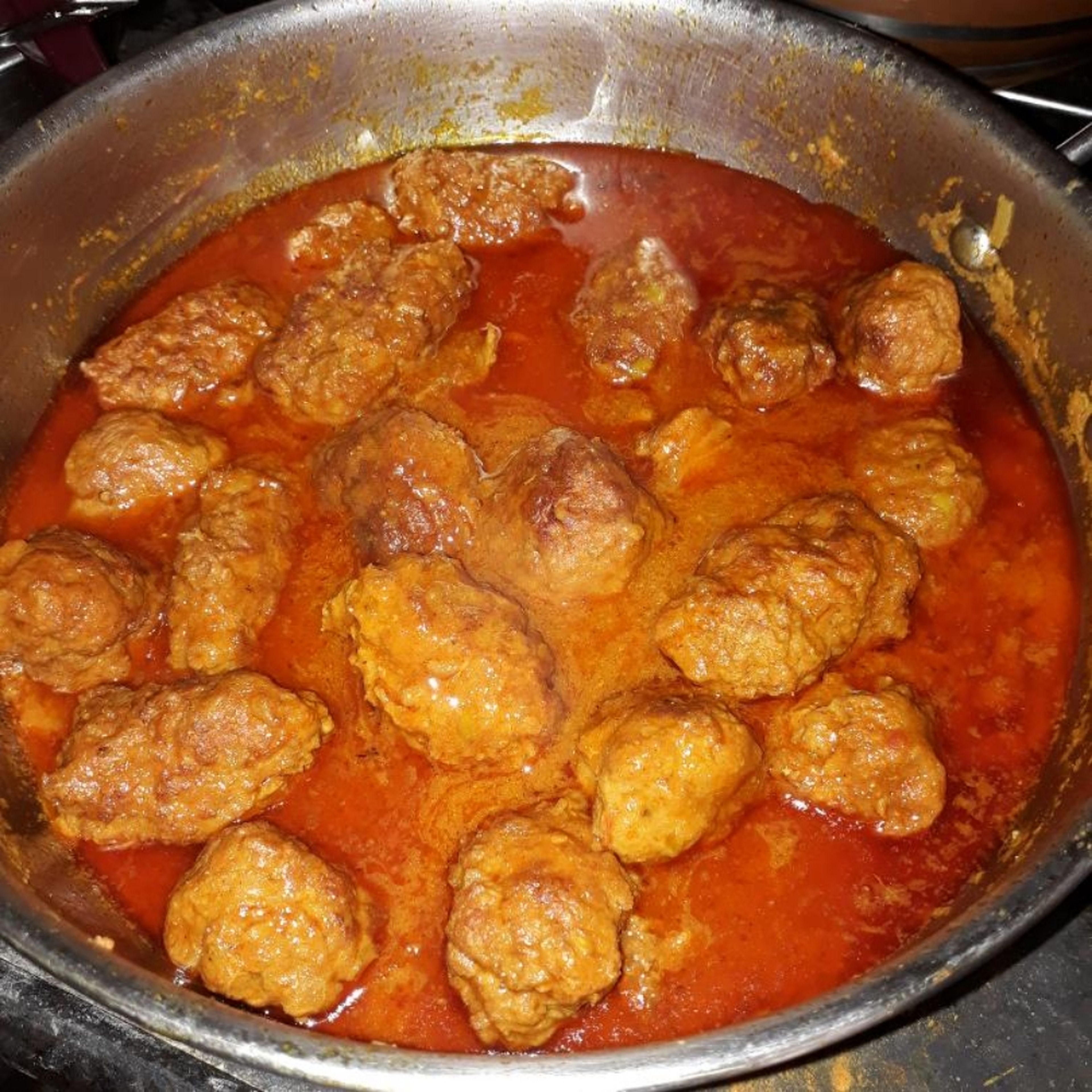 cook for 30 minutes on simmer flame.. deliciousmutton kheema kofta curry is Ready..