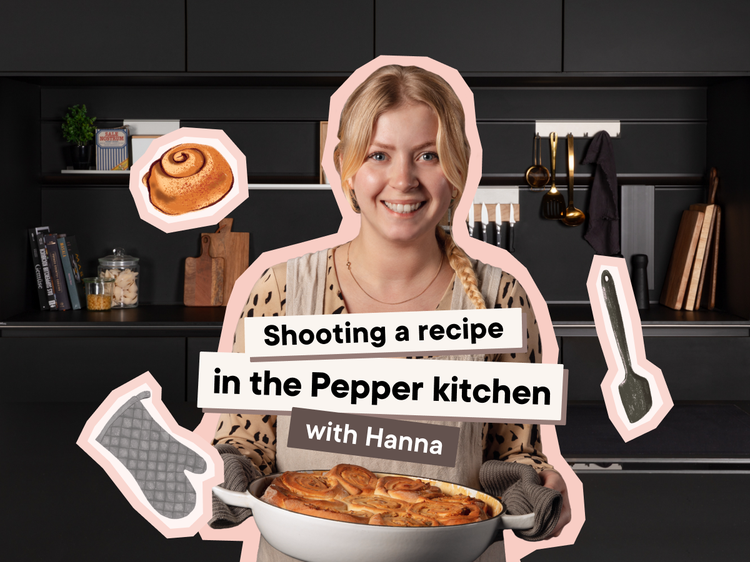 A Photo Shoot in the “Pepper” Kitchen Stories Kitchen Stories