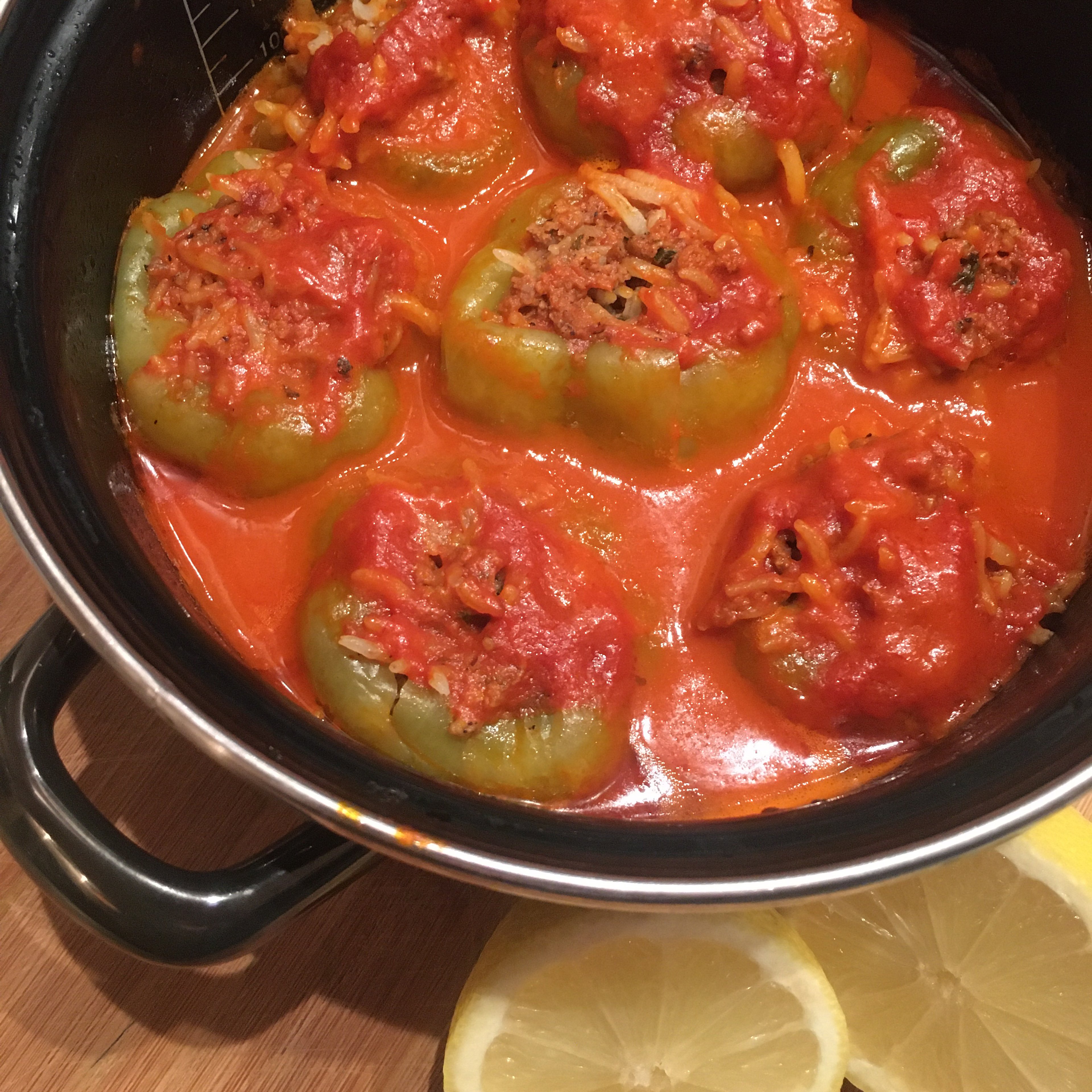 Dolma - gefüllte Paprika | Rezept | Kitchen Stories