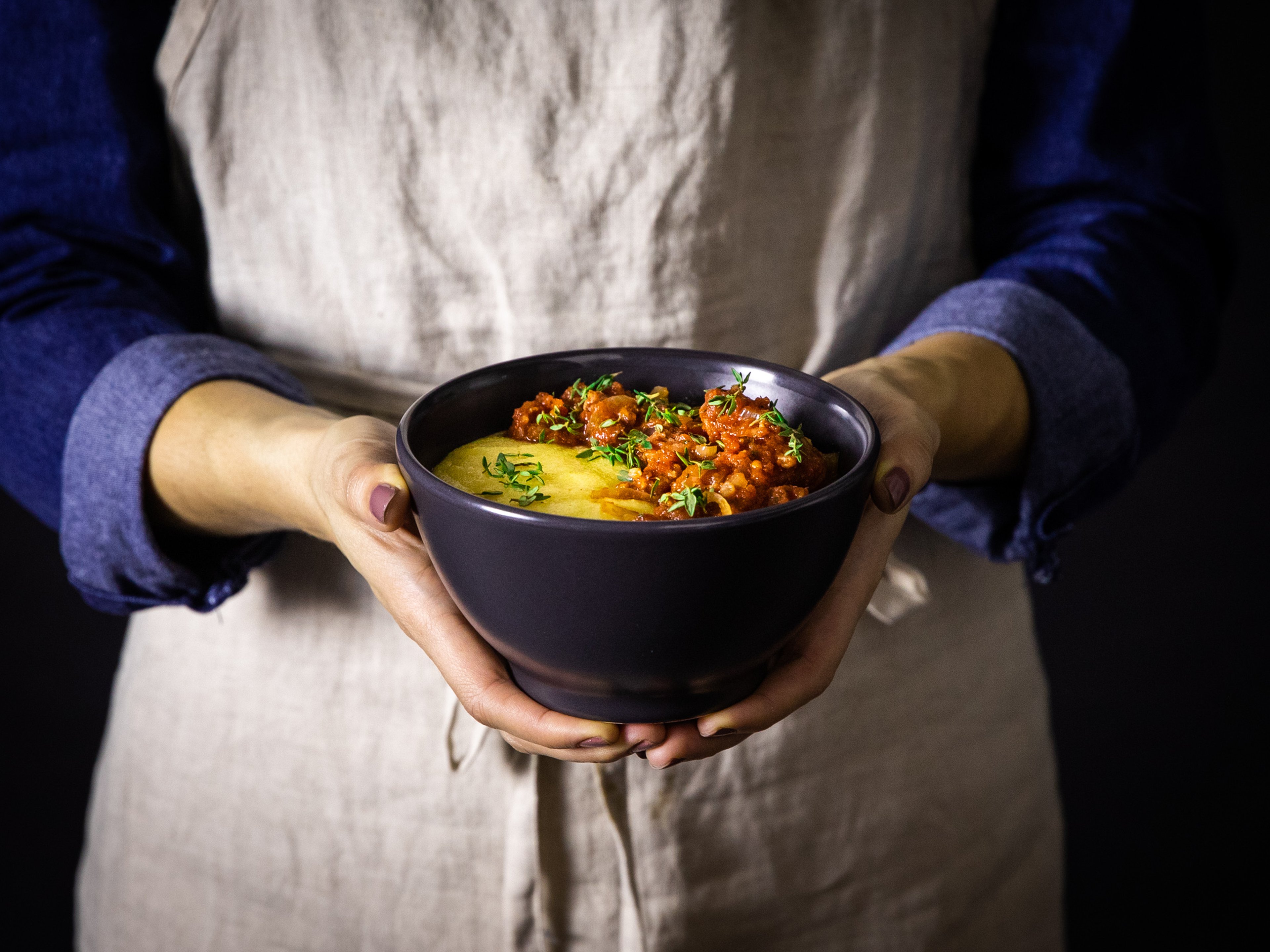 Salsiccia-Ragout an Polenta mit 5 Zutaten