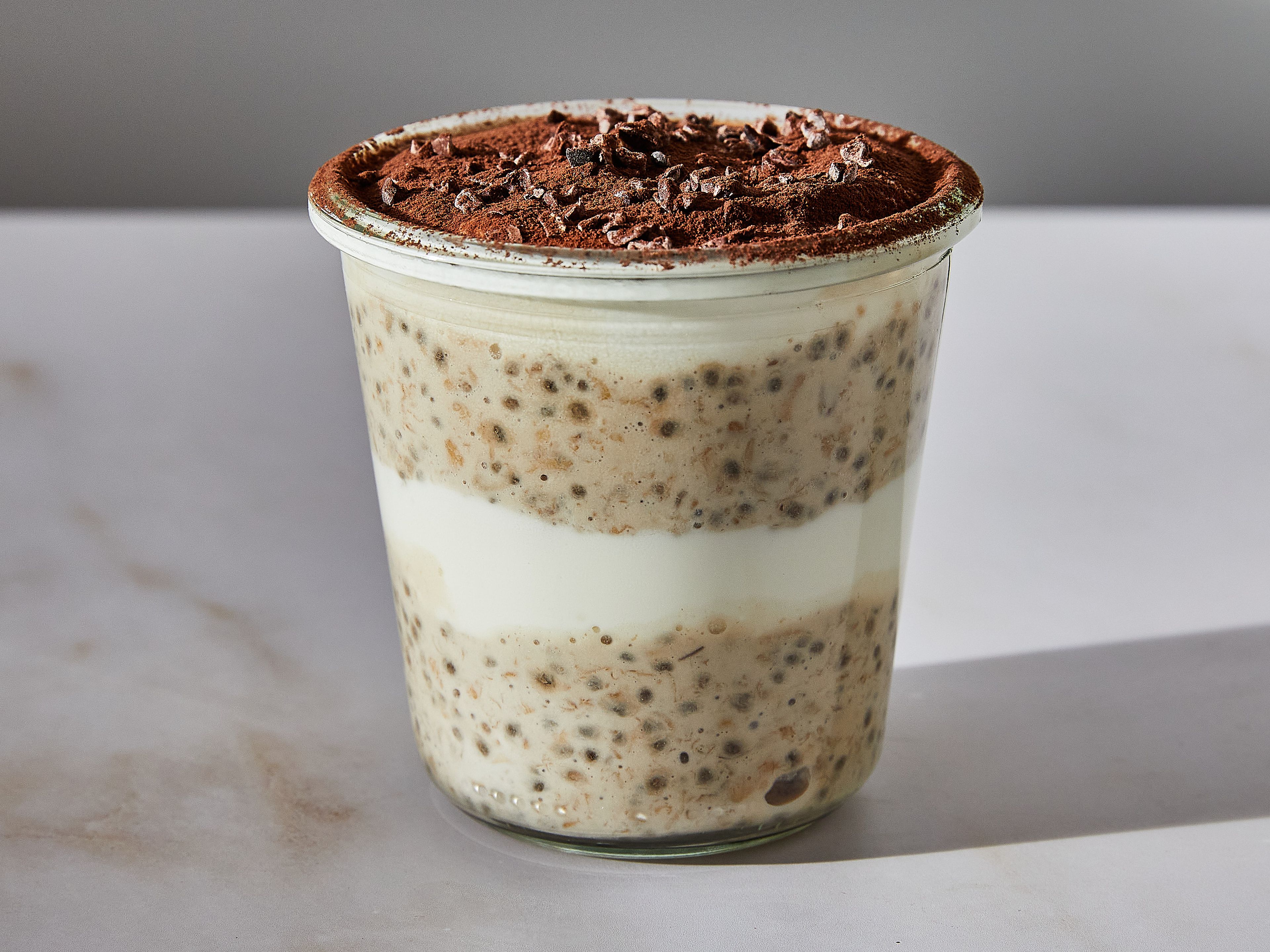 Tiramisu overnight oats and baked oats