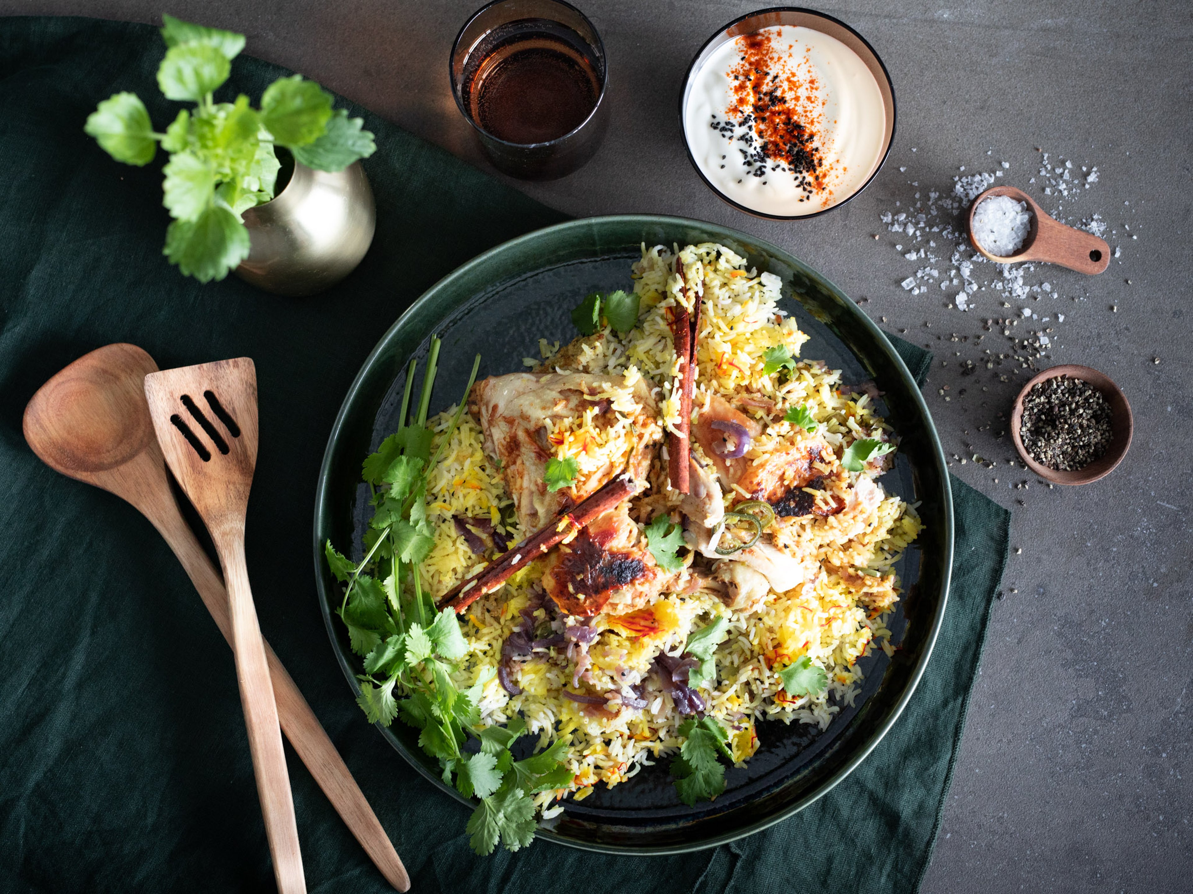 Hähnchen Biryani