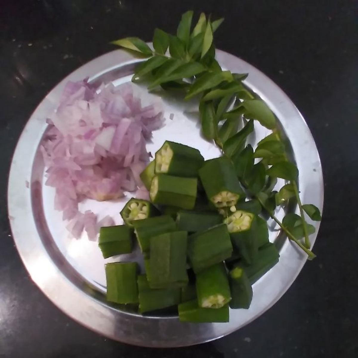 Mom's lady's finger sambar Recipe Kitchen Stories