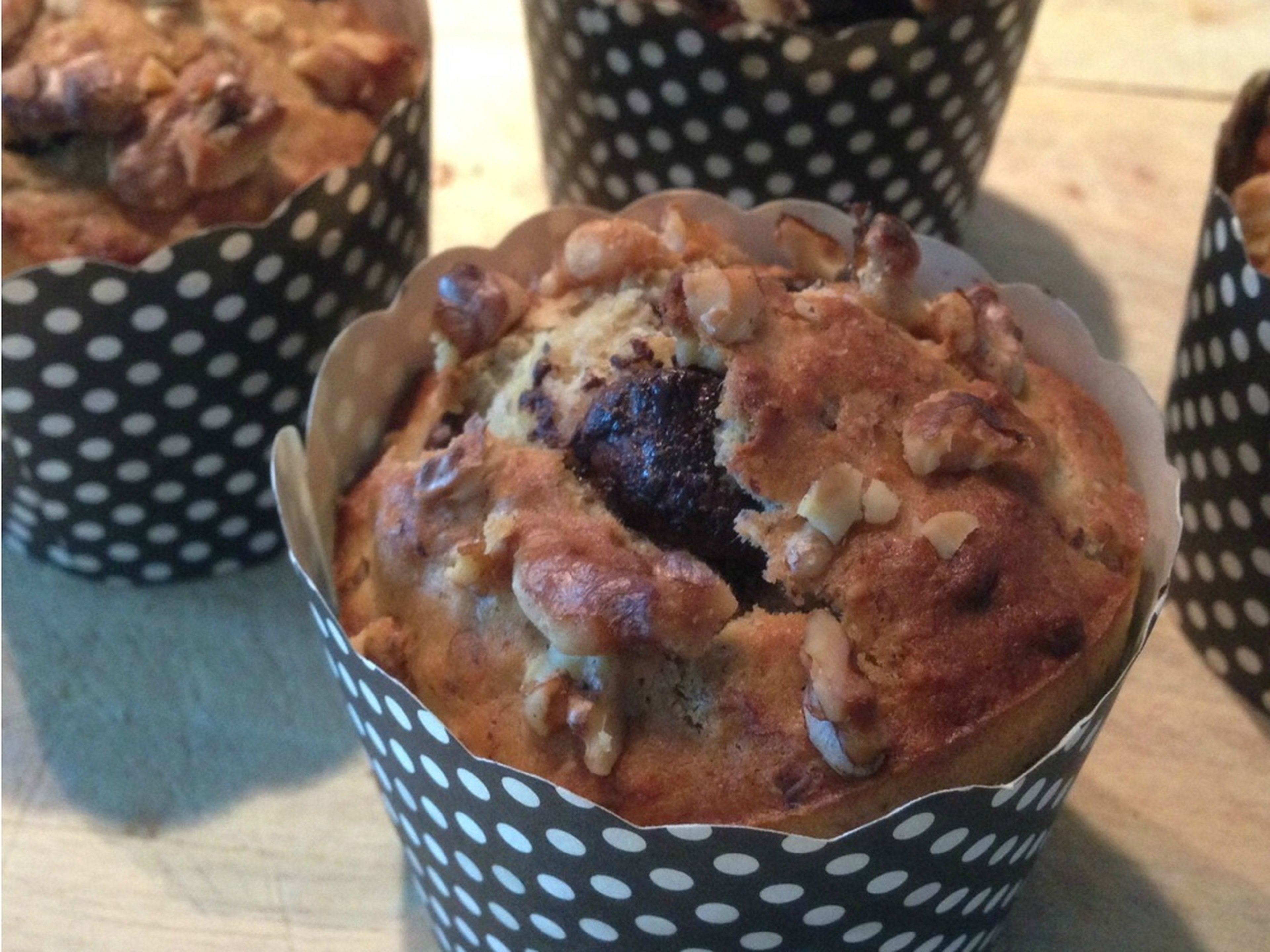 Banana bread muffins