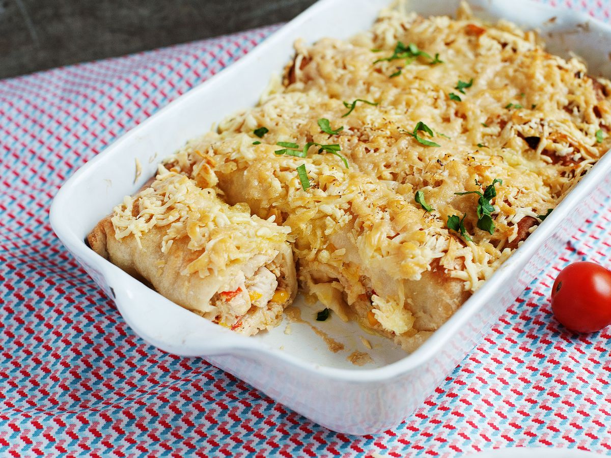 Chicken enchiladas | Recipe | Kitchen Stories