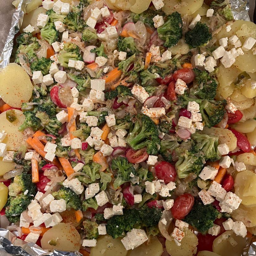 Ofengemüse mit Feta
