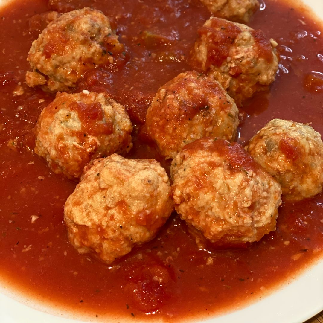 Fish balls in tomato sauce