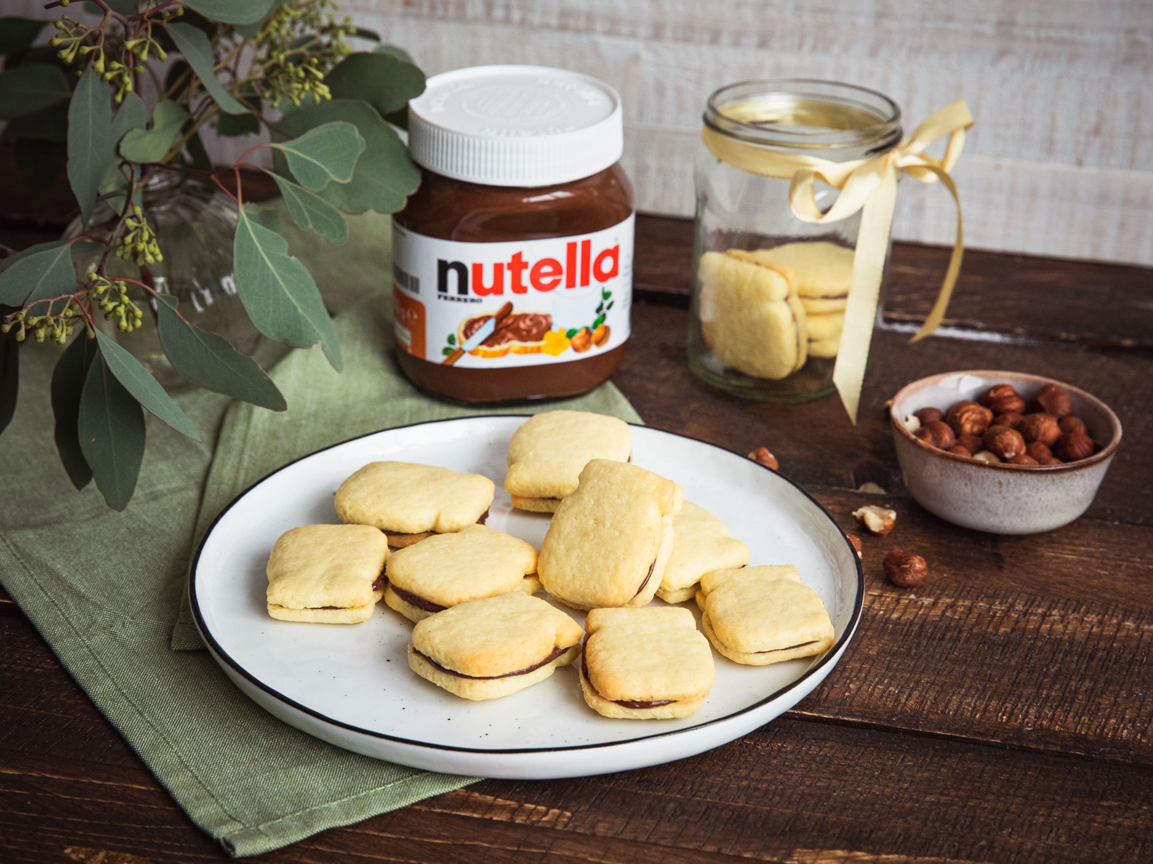 Kokos-Linzer-Plätzchen mit nutella®