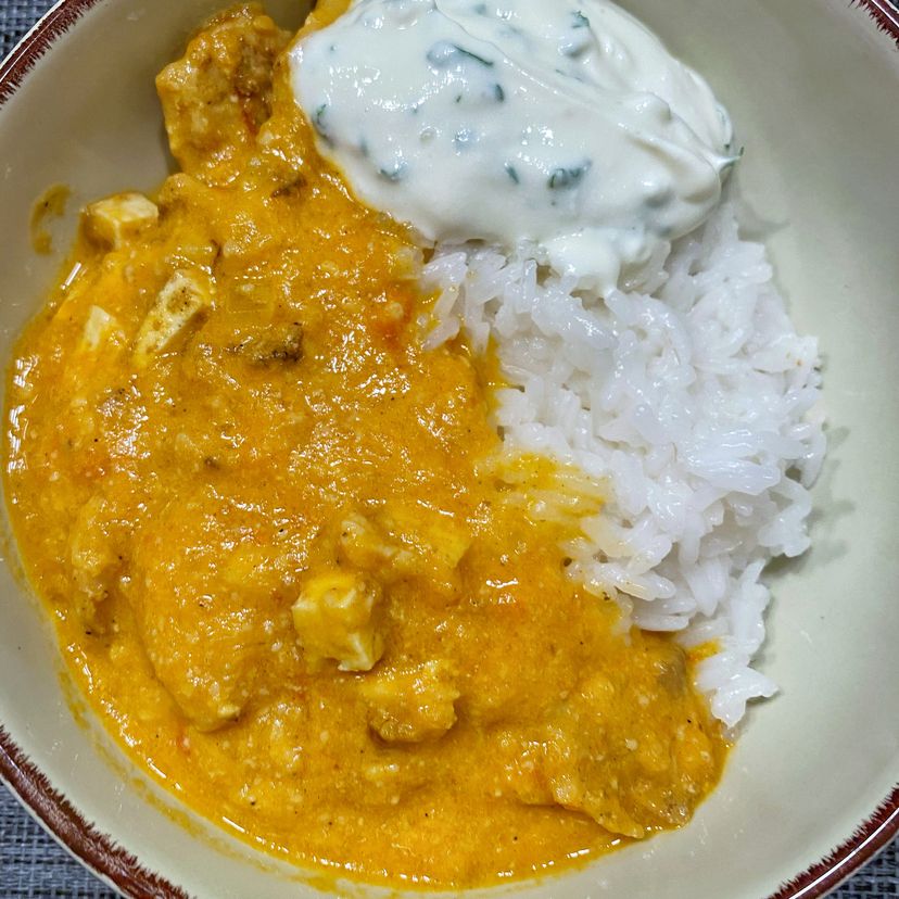 „Chicken“ Tikka Masala, veganes orientalisches Curry