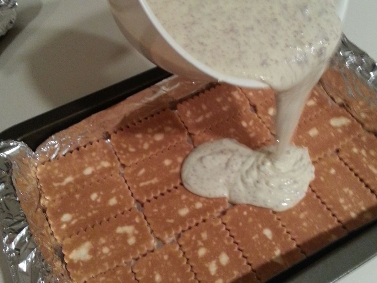Stracciatella-Eiscreme-Sandwich | Rezept | Kitchen Stories