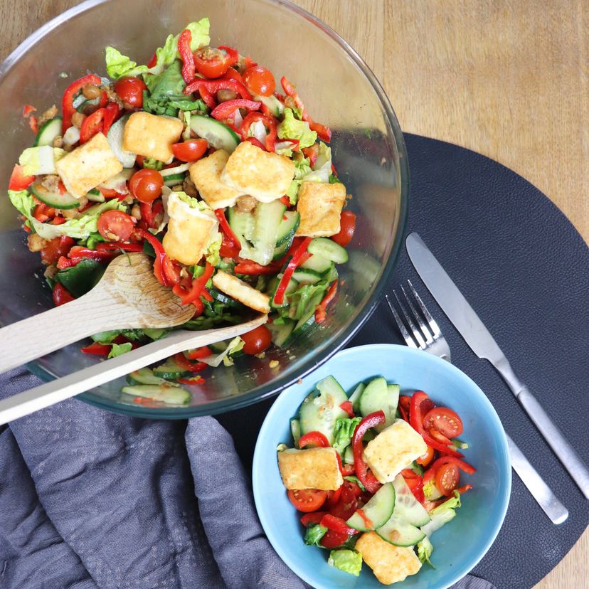 Bunter Salat mit Kichererbsen | Cookit-Rezept