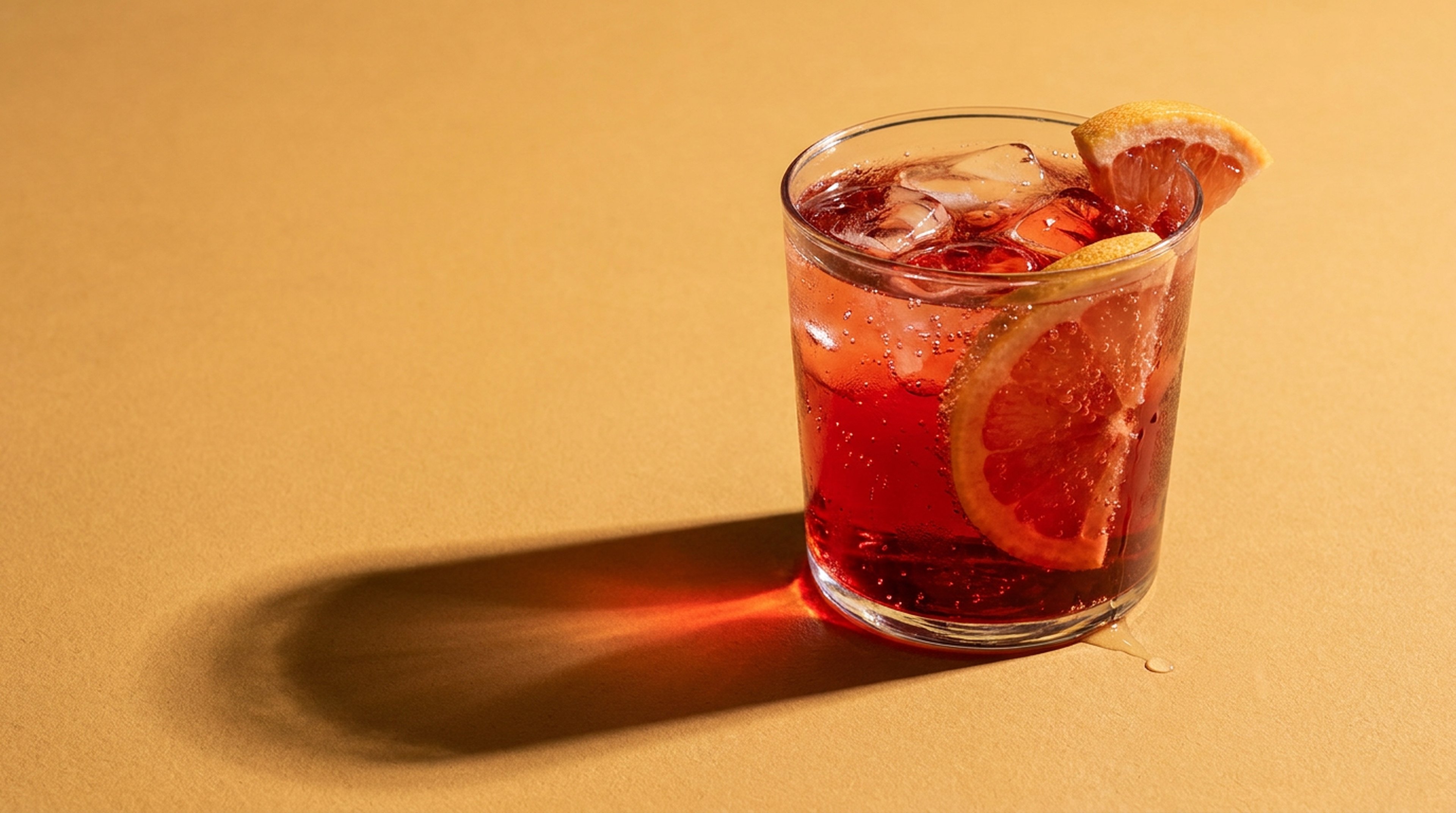 Herber Grapefruit-Aperitif mit Campari und Bitter Lemon
