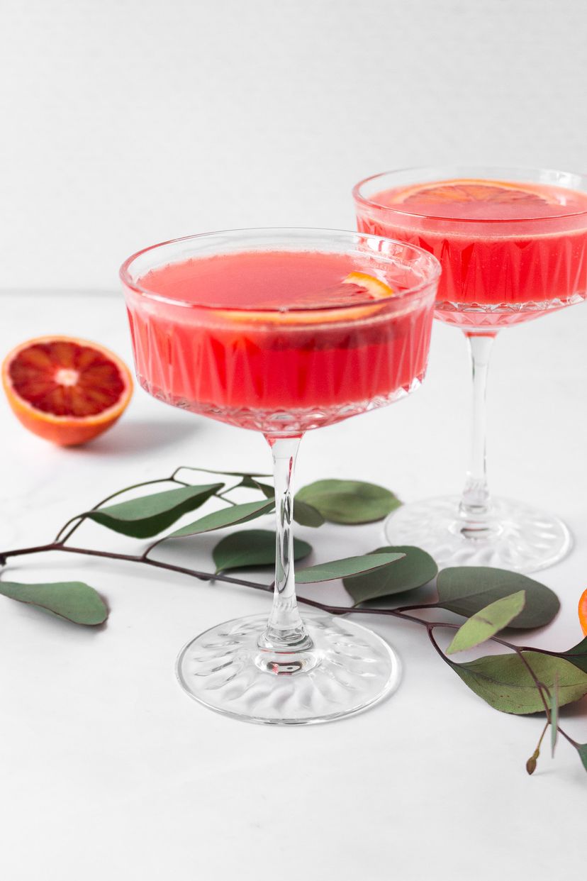 Blood Orange Vodka Ginger Fizz