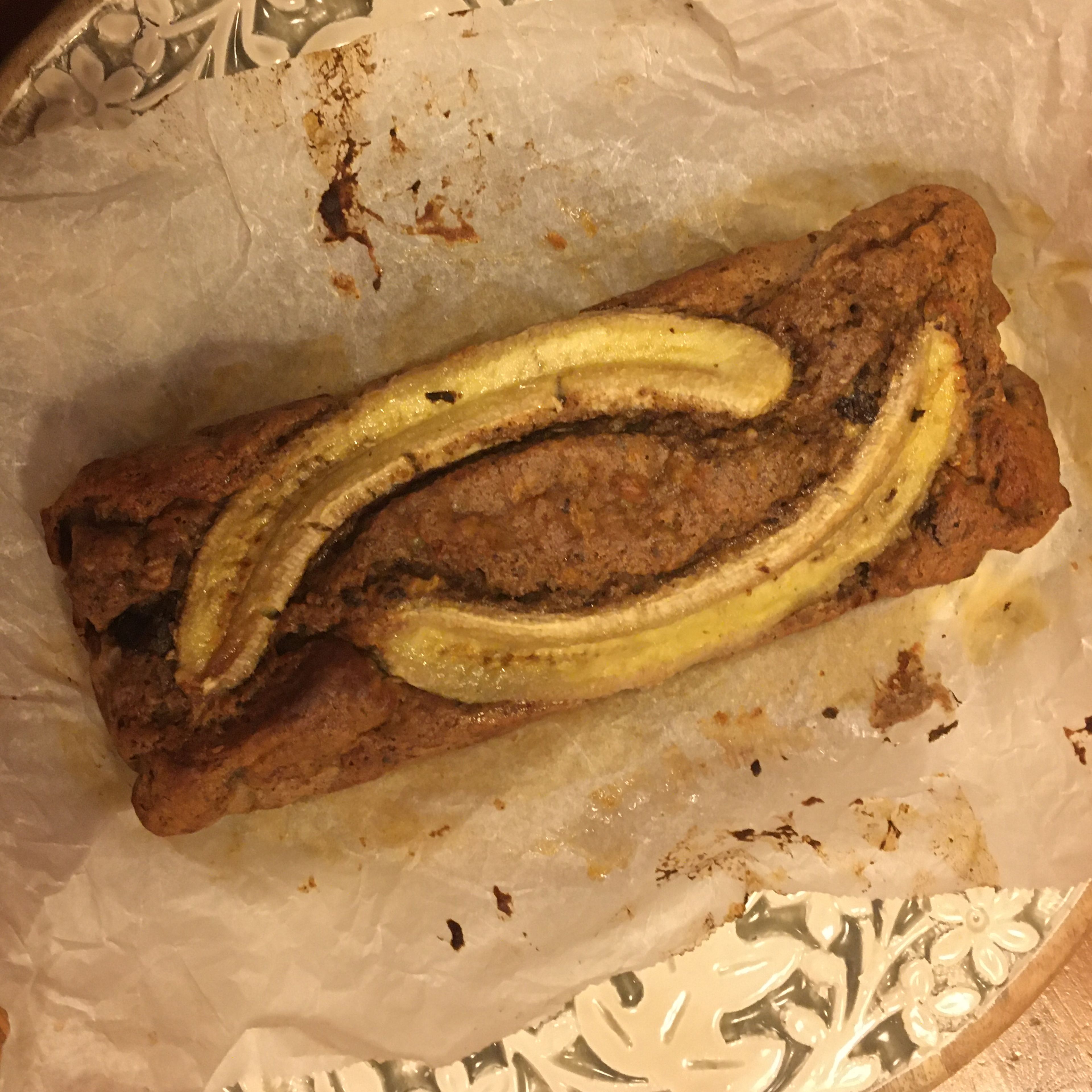 Chocolate cinnamon banana bread