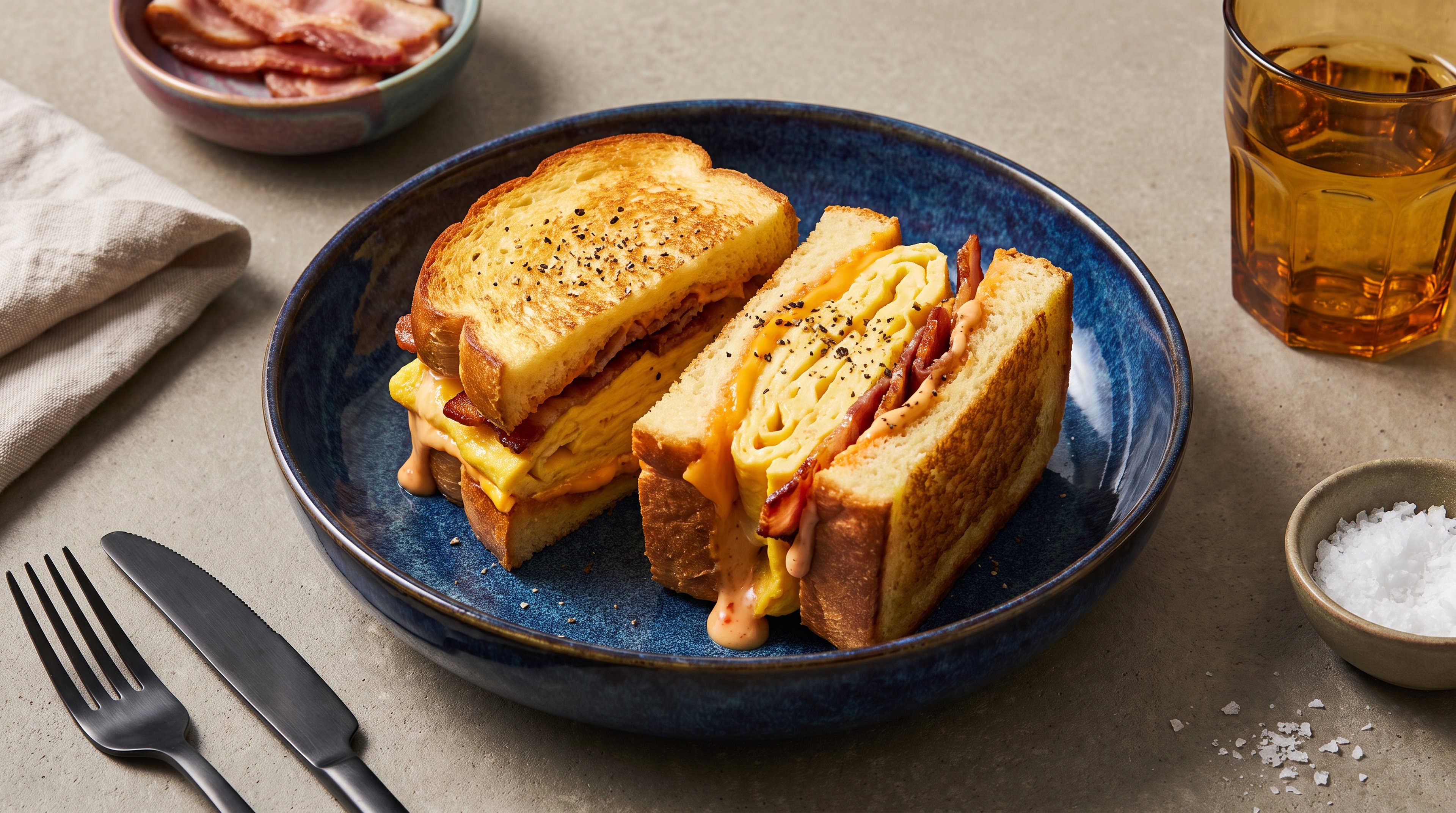 Koreanisches Streetfood für zu Hause: So gelingt dir das perfekte Egg Drop Sandwich