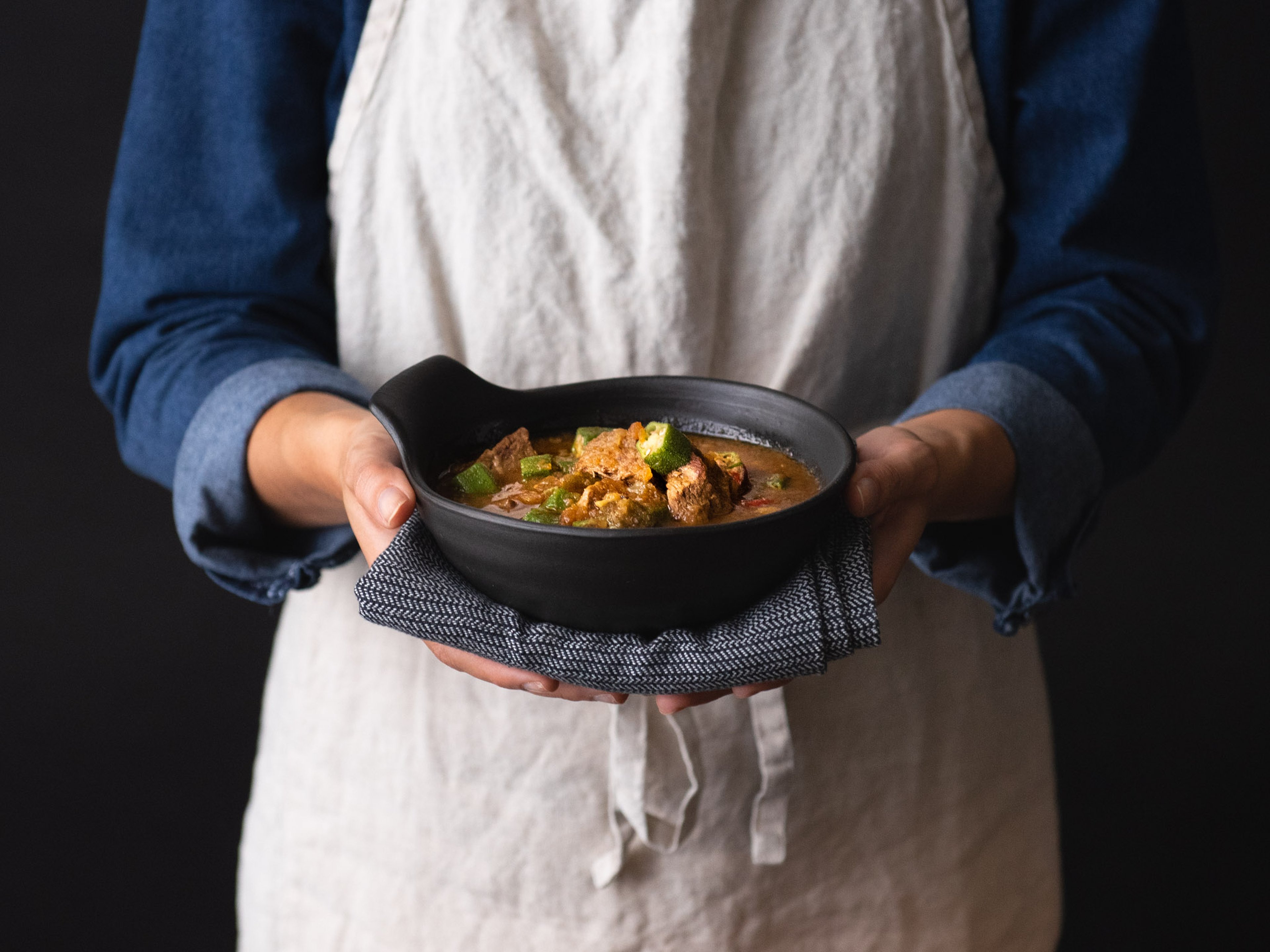 5-ingredient Nigerian-inspired okra soup