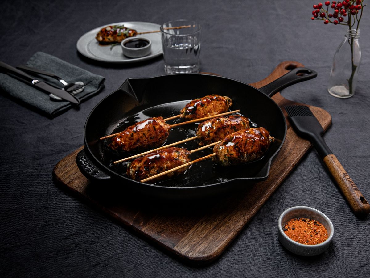 Tsukune (Japanese meatballs) | Recipe | Kitchen Stories