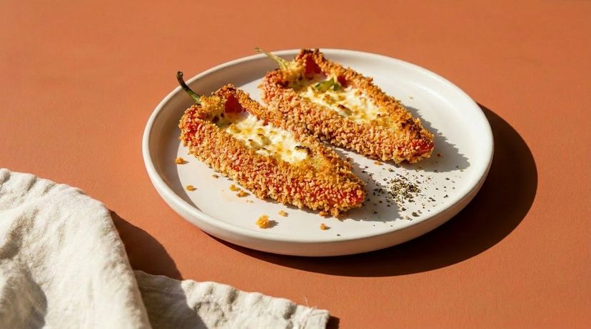 Panierte Feta-Paprika