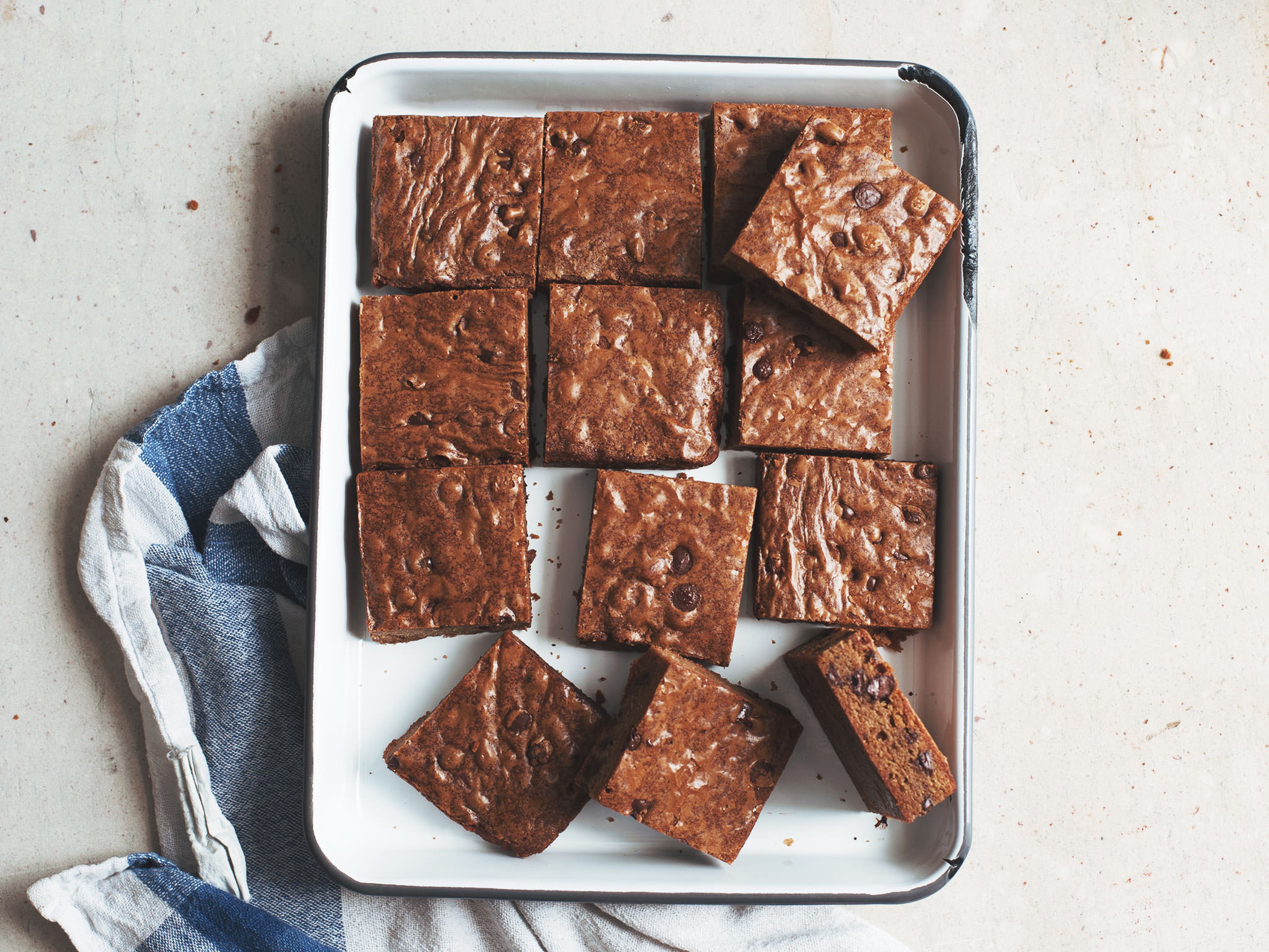 Klassische Blondies