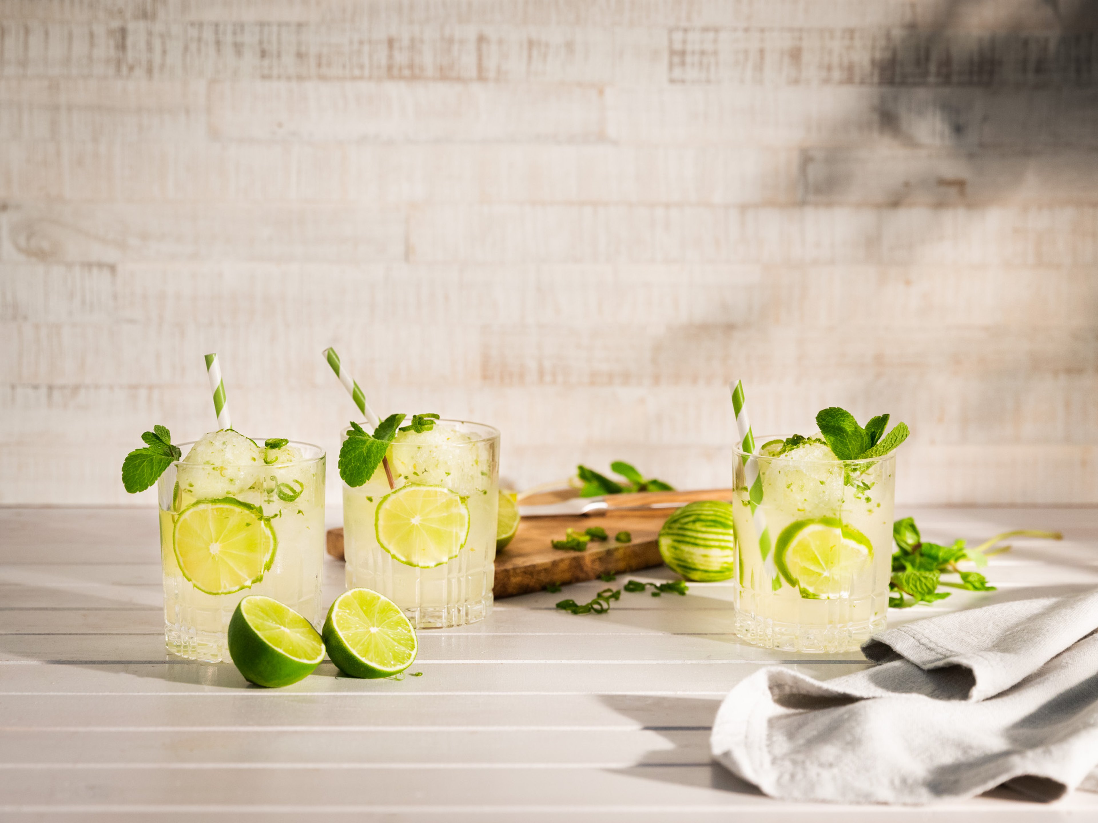 Sekt-Limettensorbet Mix