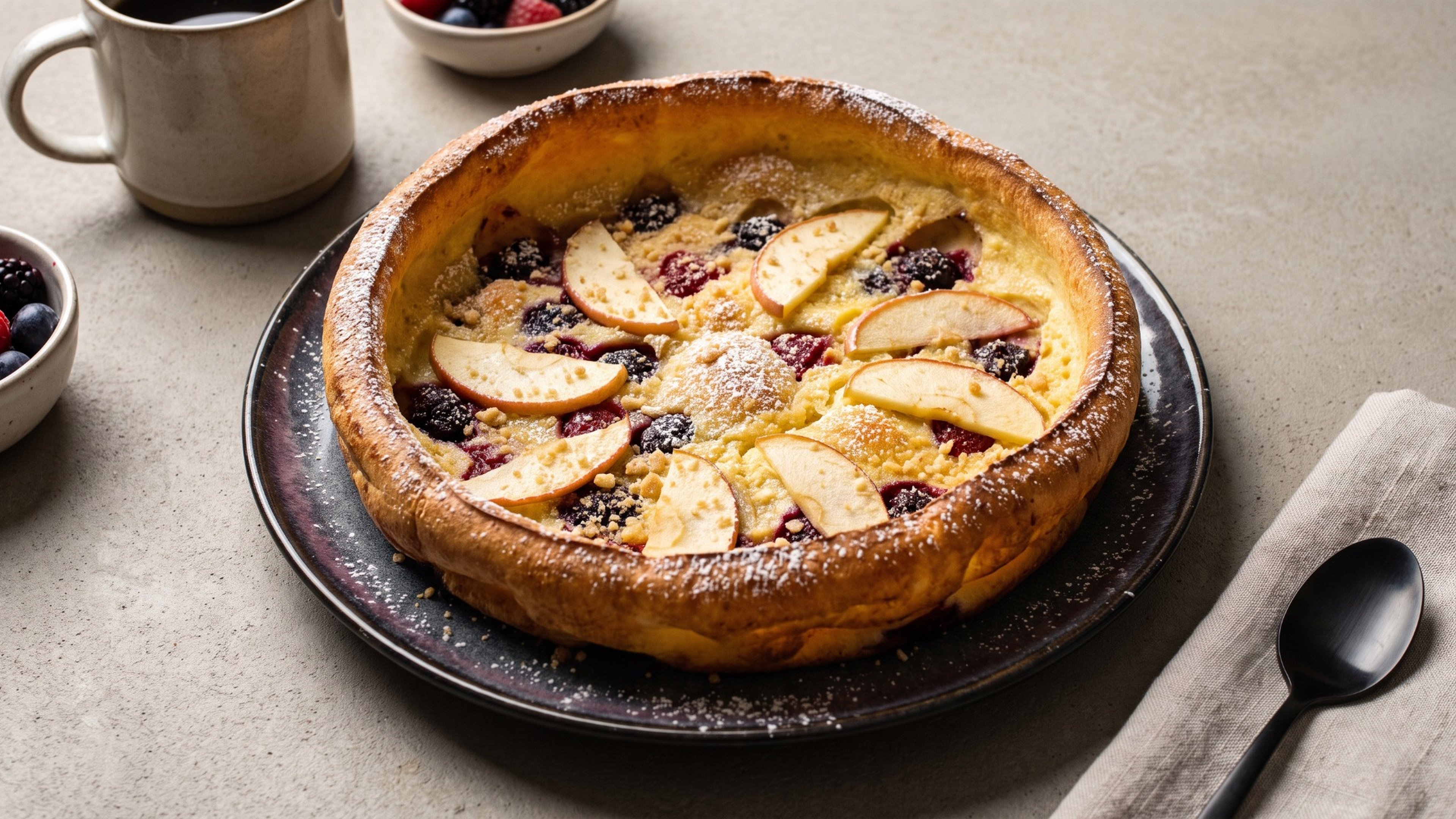 Fluffiger Ofenpfannkuchen aus der Heißluftfritteuse