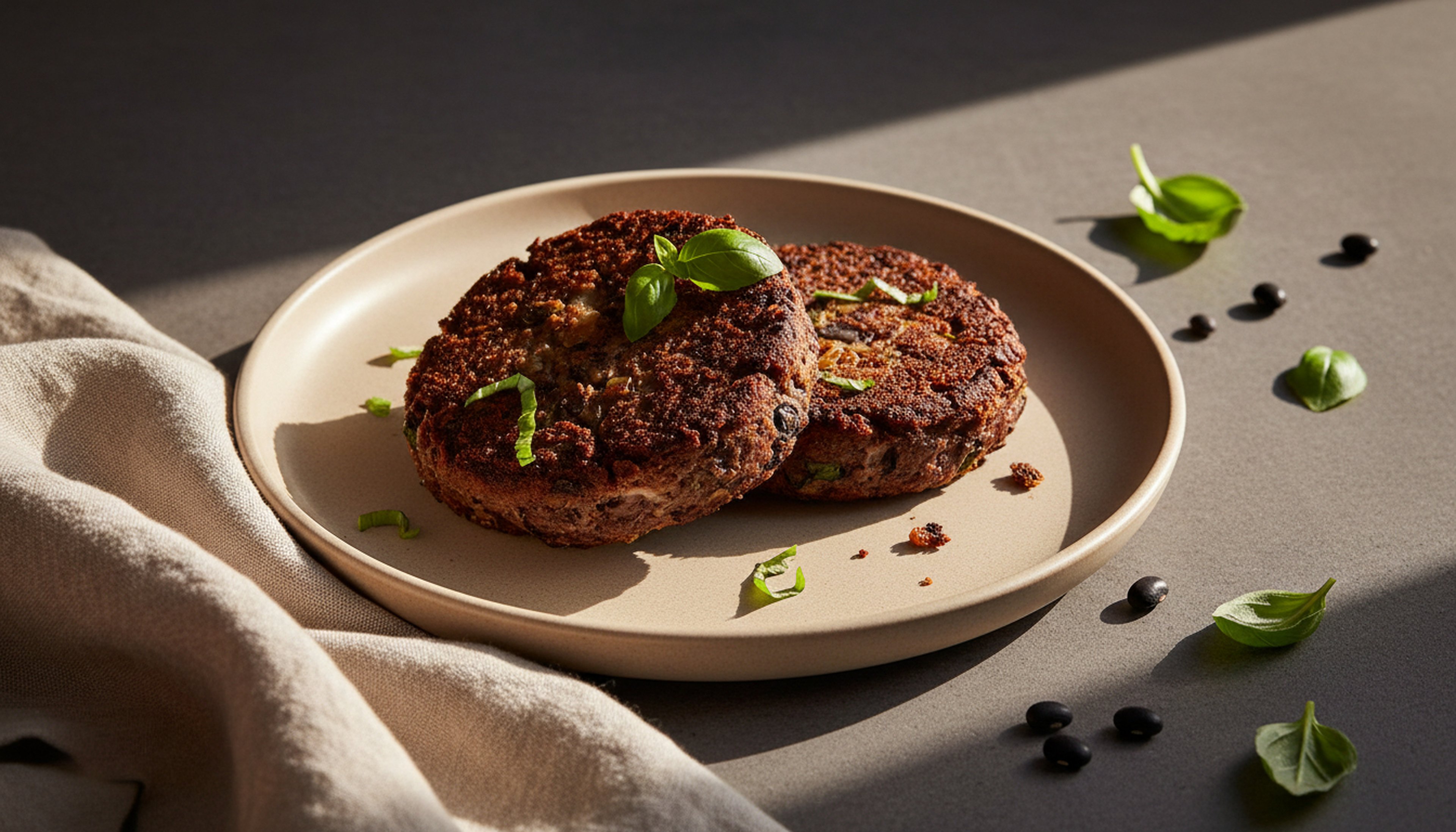 Herzhafte Frikadellen aus schwarzen Bohnen für deinen nächsten Burger