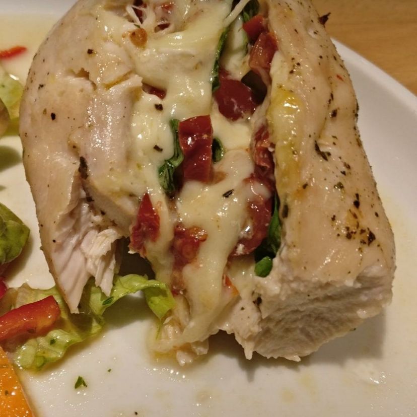Gefüllte Hähnchenbrust