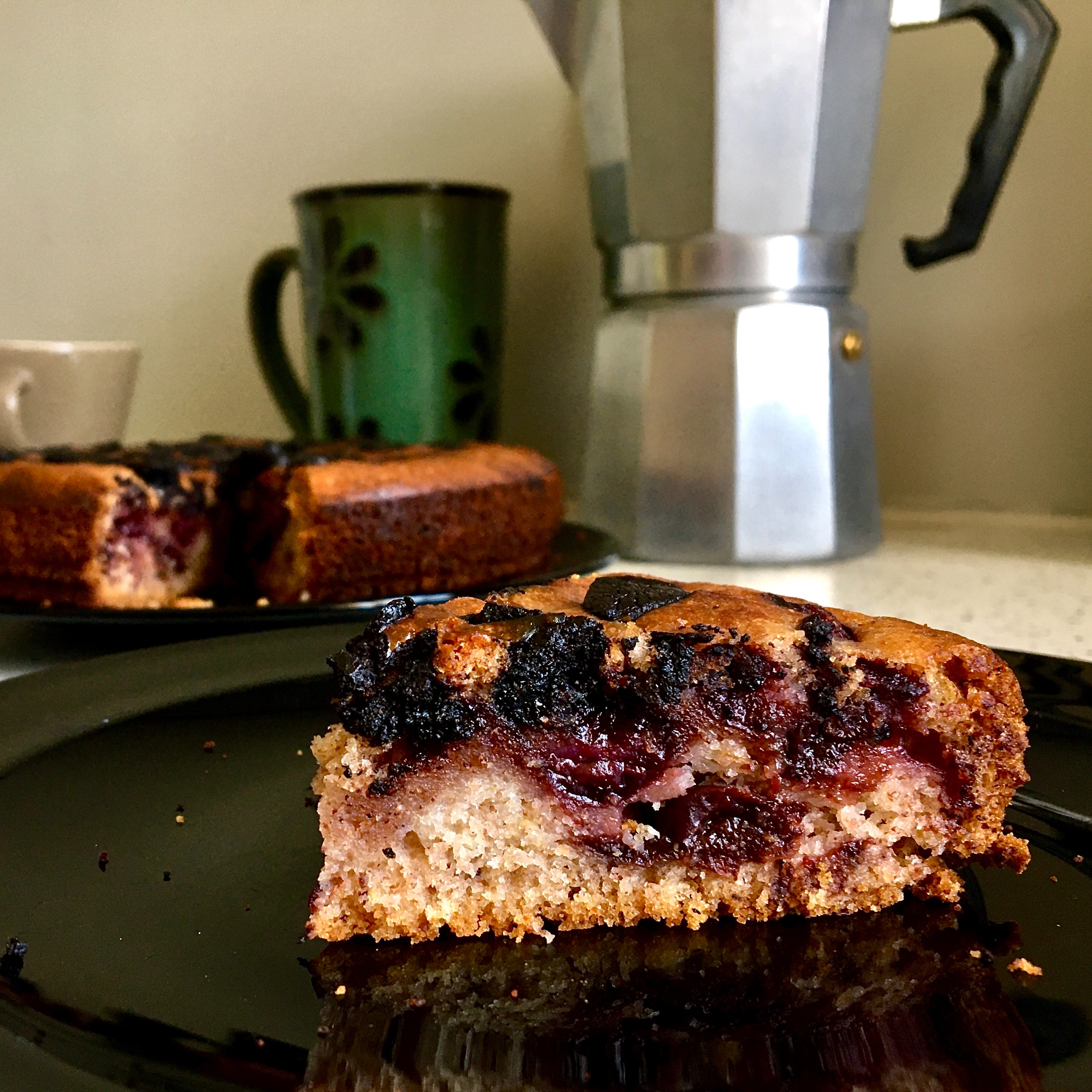 Vegan Cherry Chocolate Cake