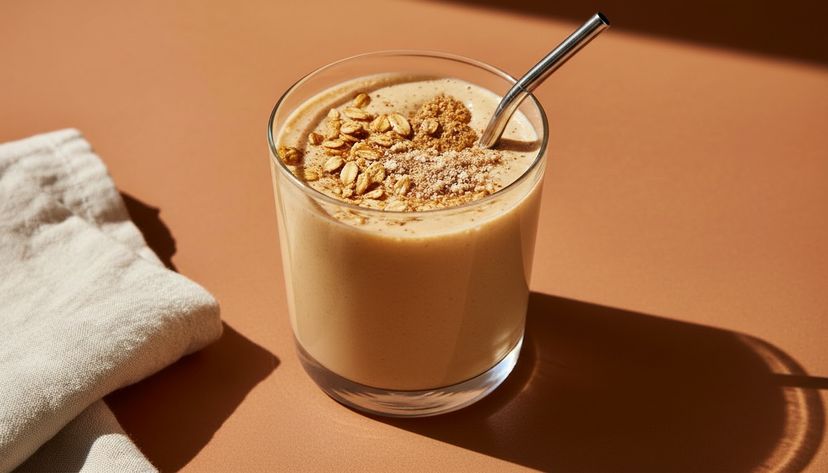 Genieße ein cremig-nussiges Frühstück: Vanille-Hafer-Shake