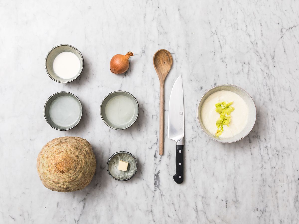 Homemade celery root purée | Recipe | Kitchen Stories
