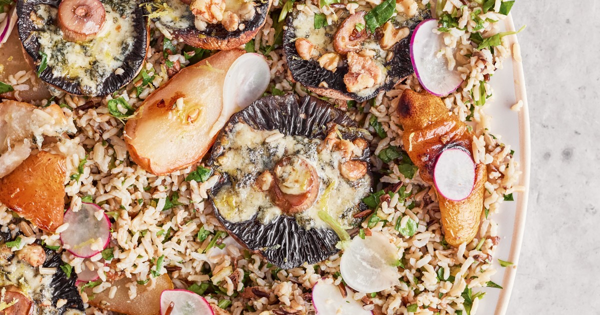 Salat mit gerösteten Pilzen | Rezept | Kitchen Stories