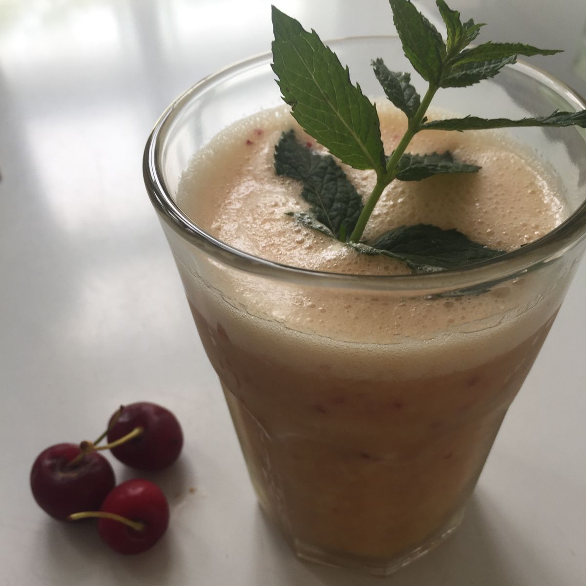 Banana Cherry Smoothie | Recipe | Kitchen Stories