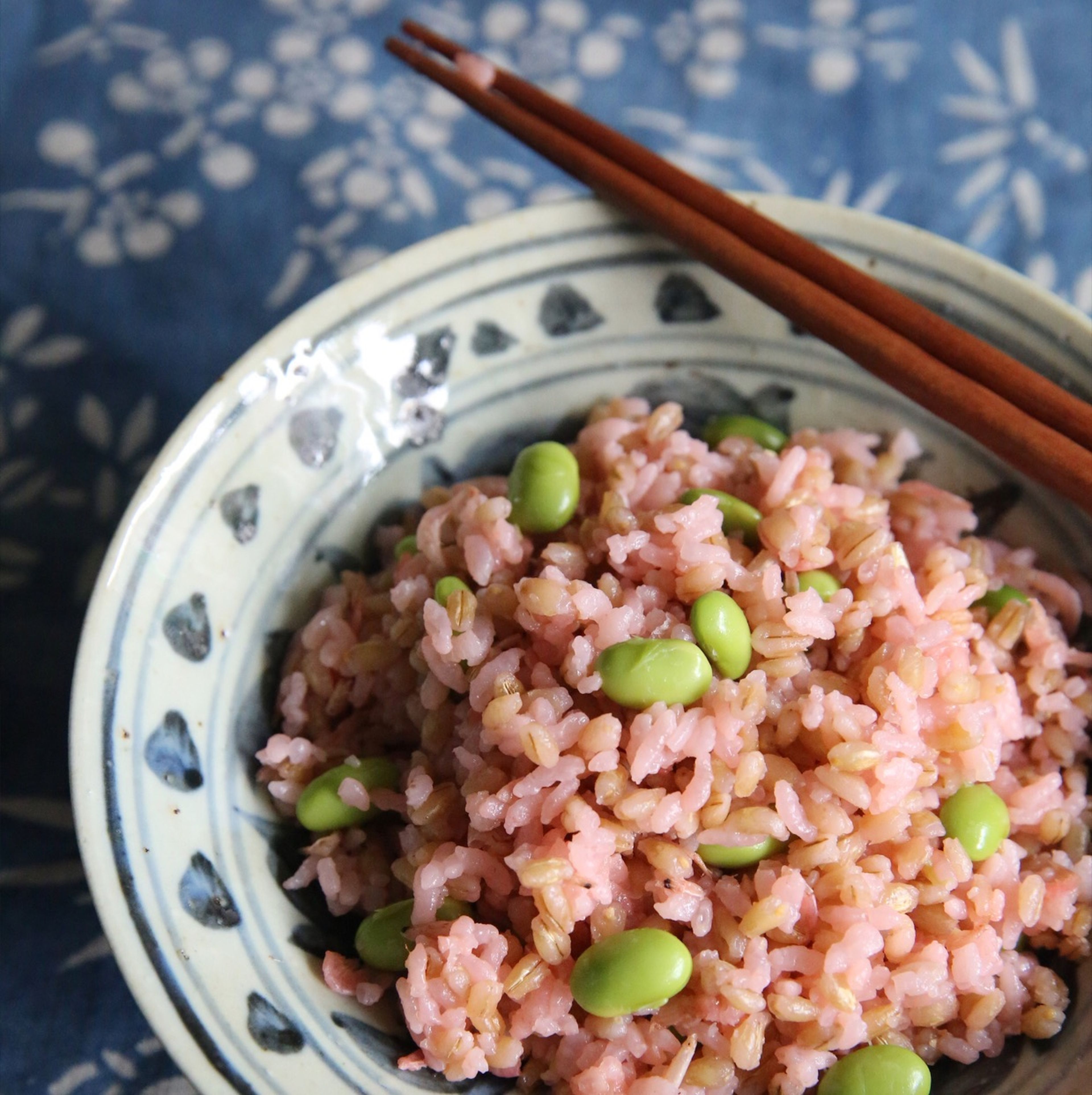 Reis mit Garnelen und Gemüse