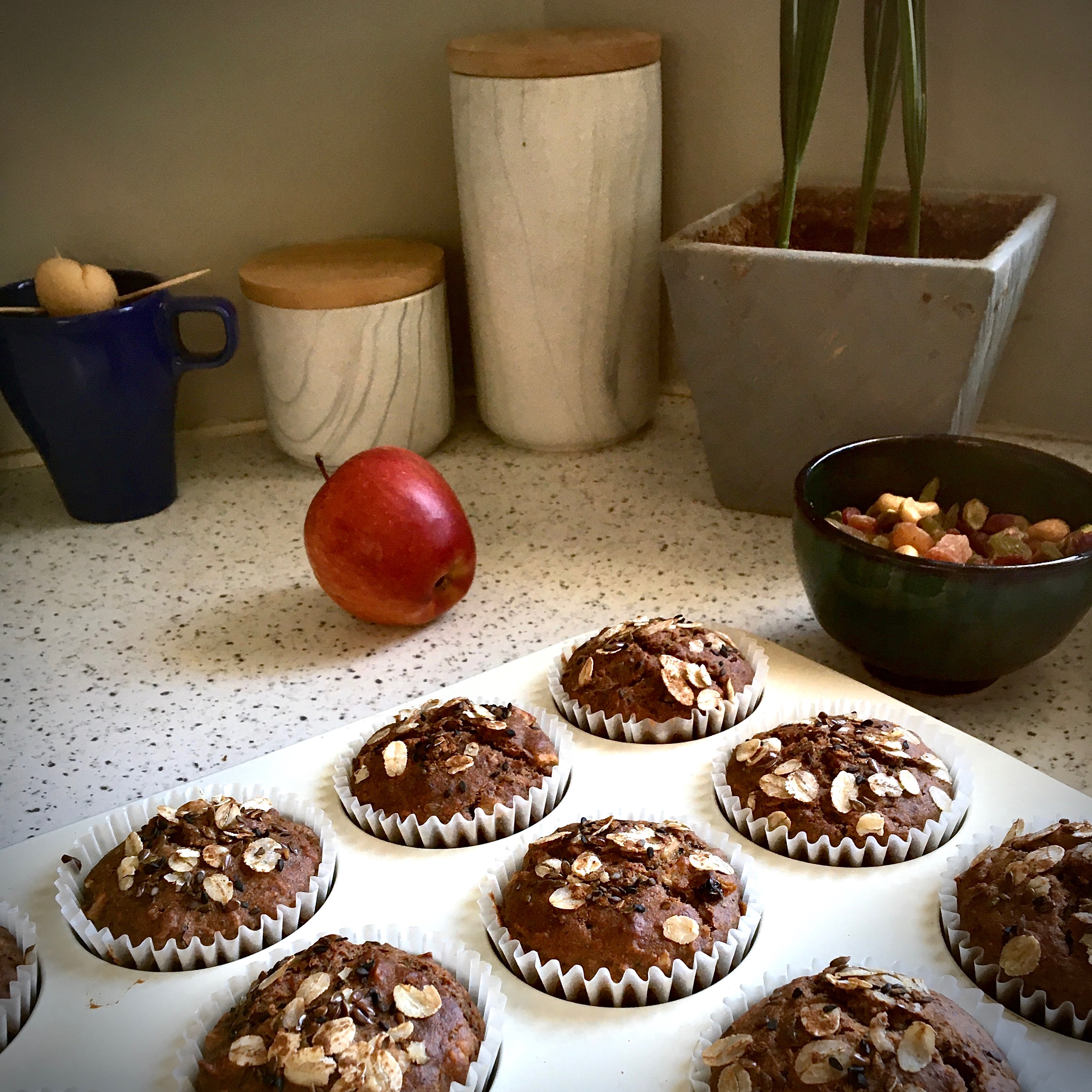 Vegan Apple Muffins