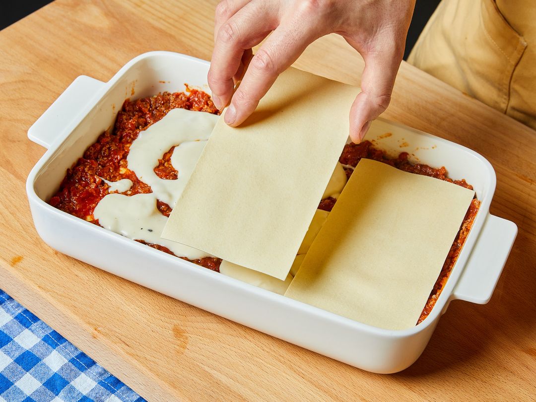 Klassische italienische Lasagne | Rezept | Kitchen Stories
