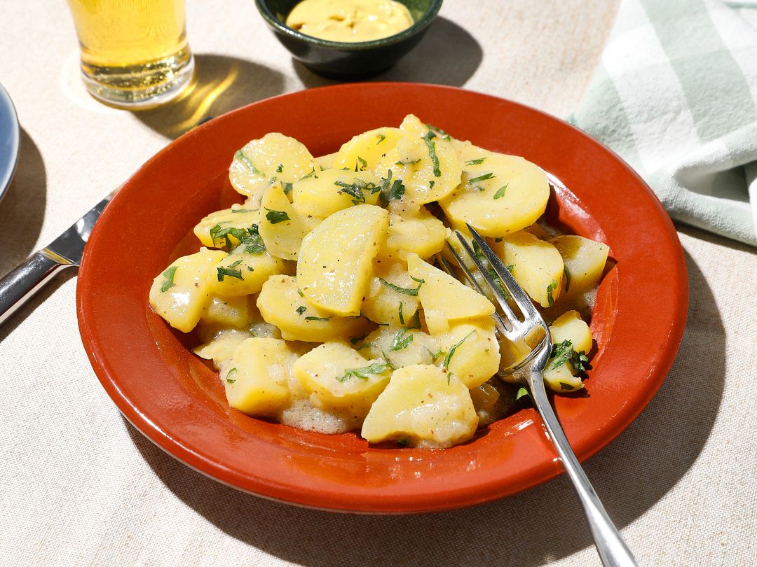 Traditional German potato salad