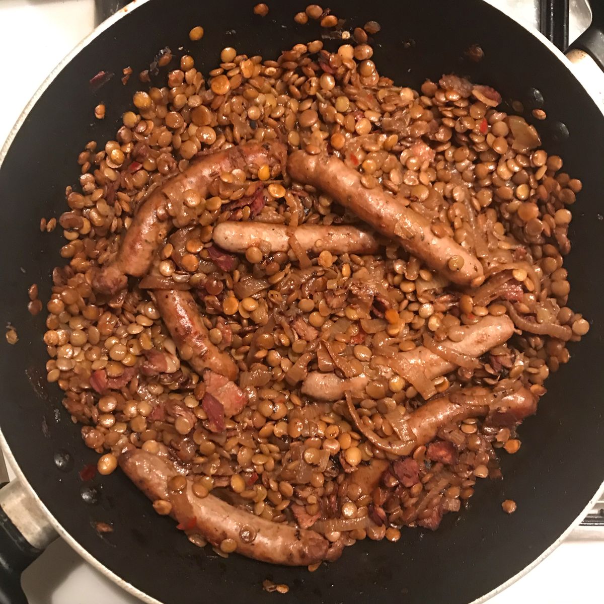 Sausage Lentil Casserole | Recipe | Kitchen Stories