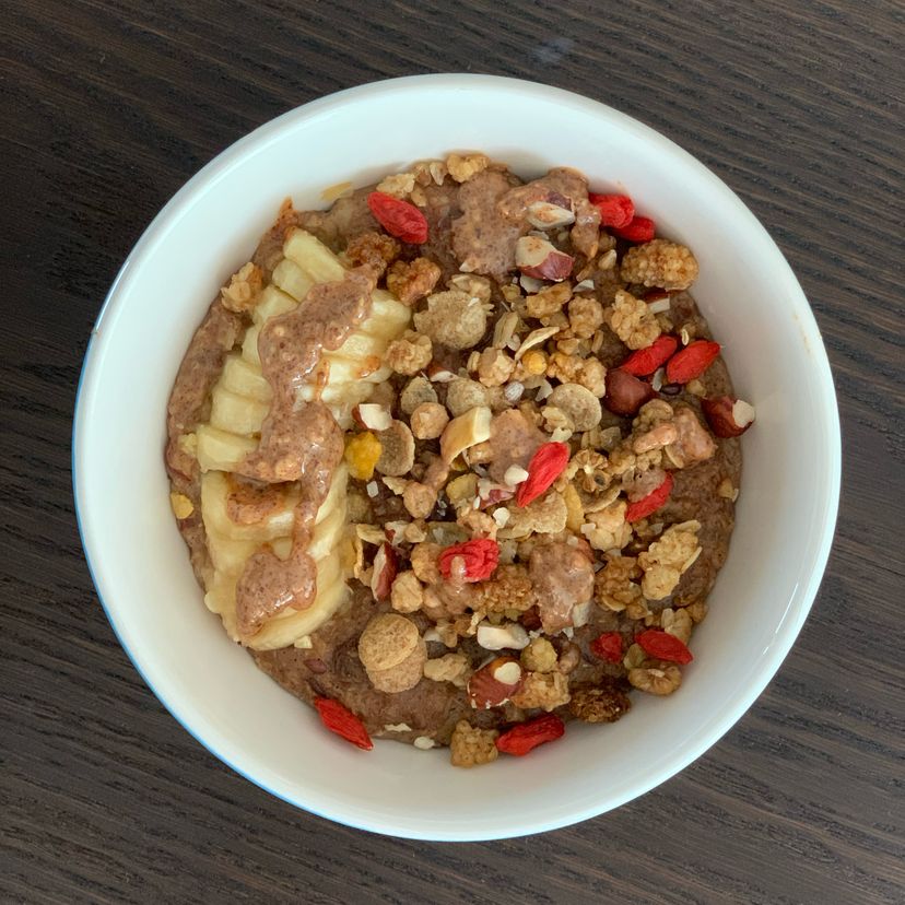 Warmes Bananenbrot Oatmeal