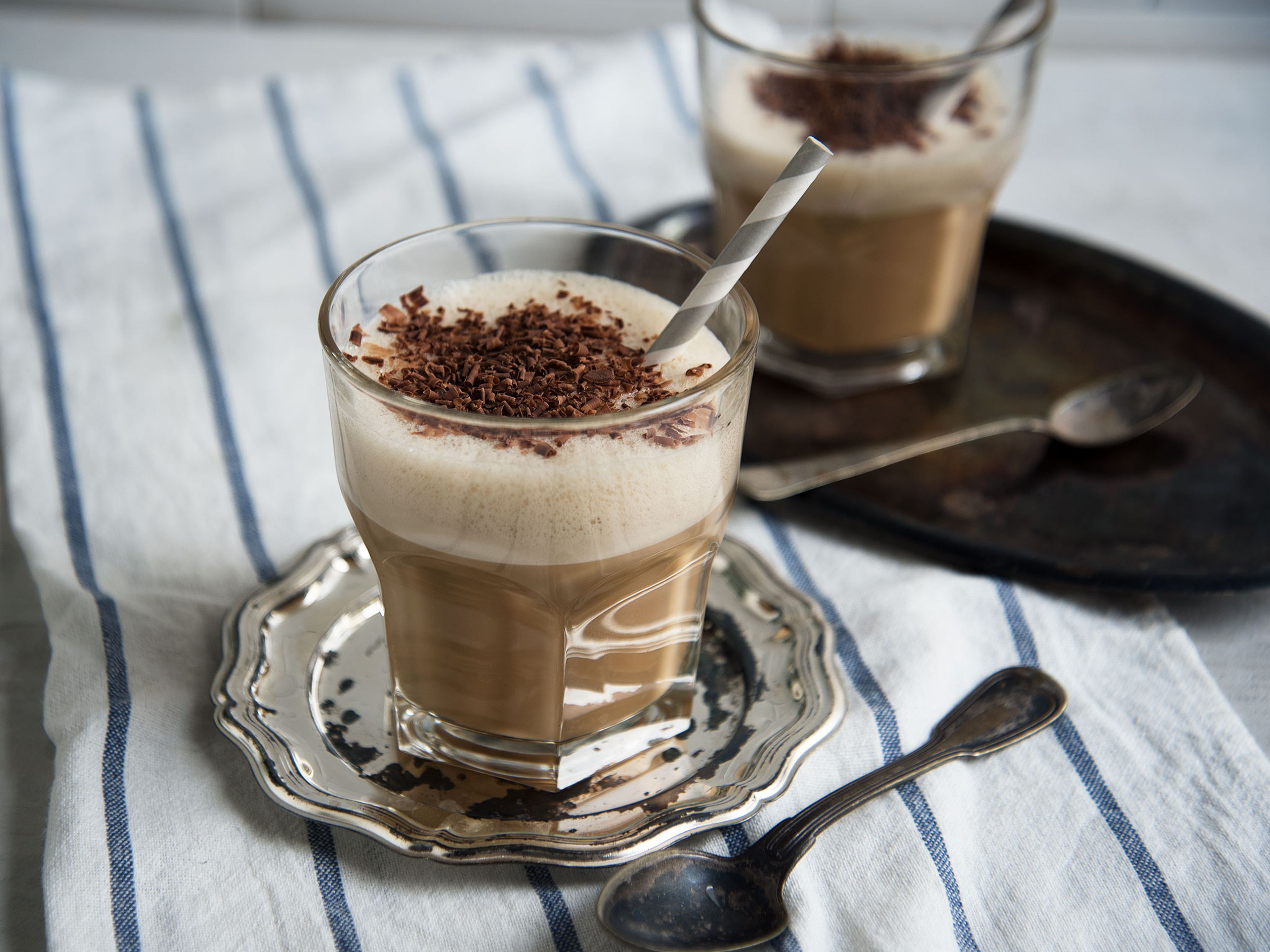 White chocolate espresso shake