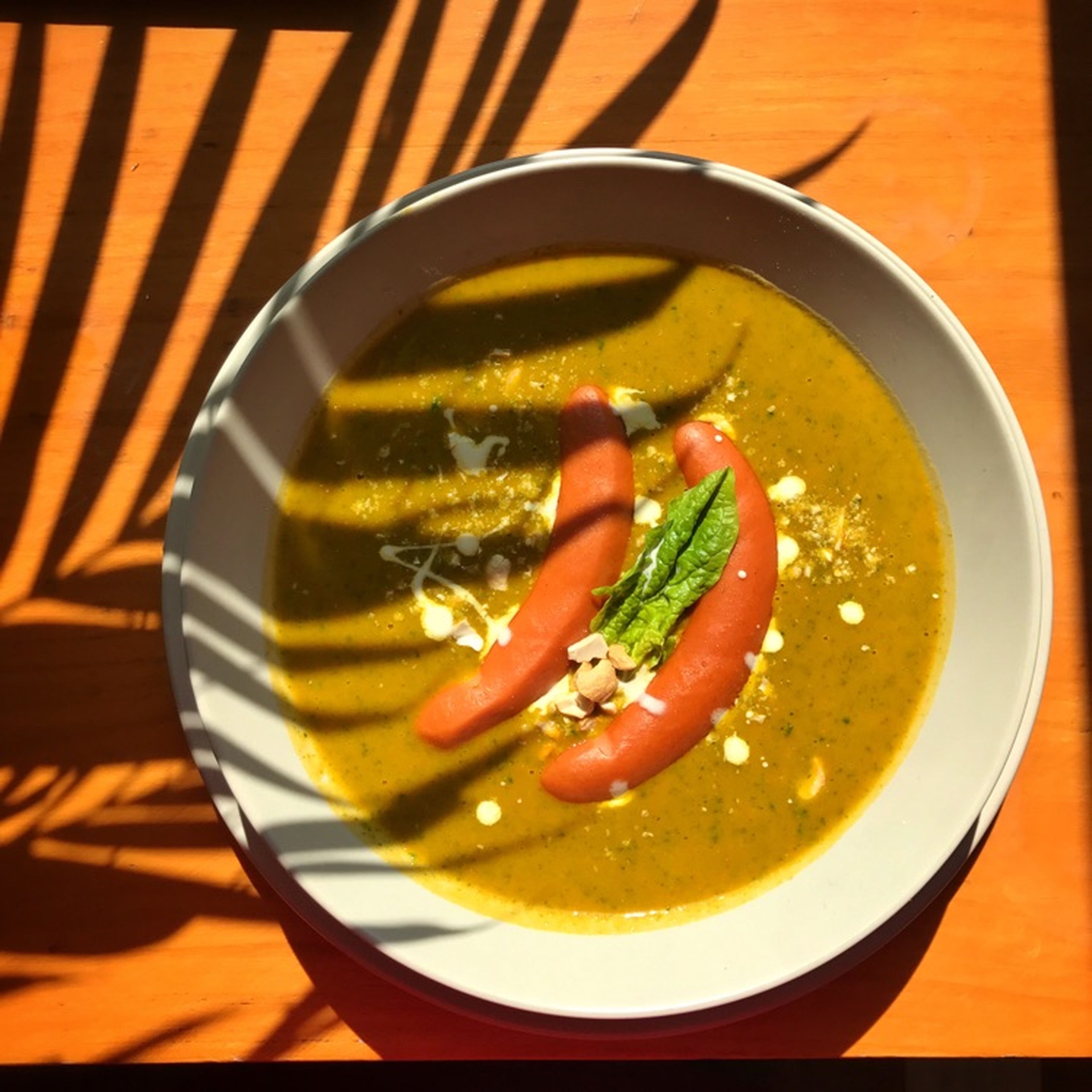 Curried carrot and pumpkin soup