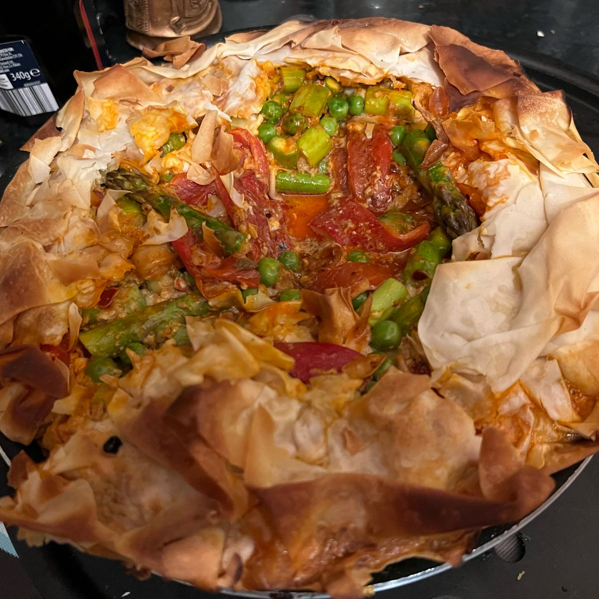 Roasted Pepper and Harissa Quiche | Recipe | Kitchen Stories