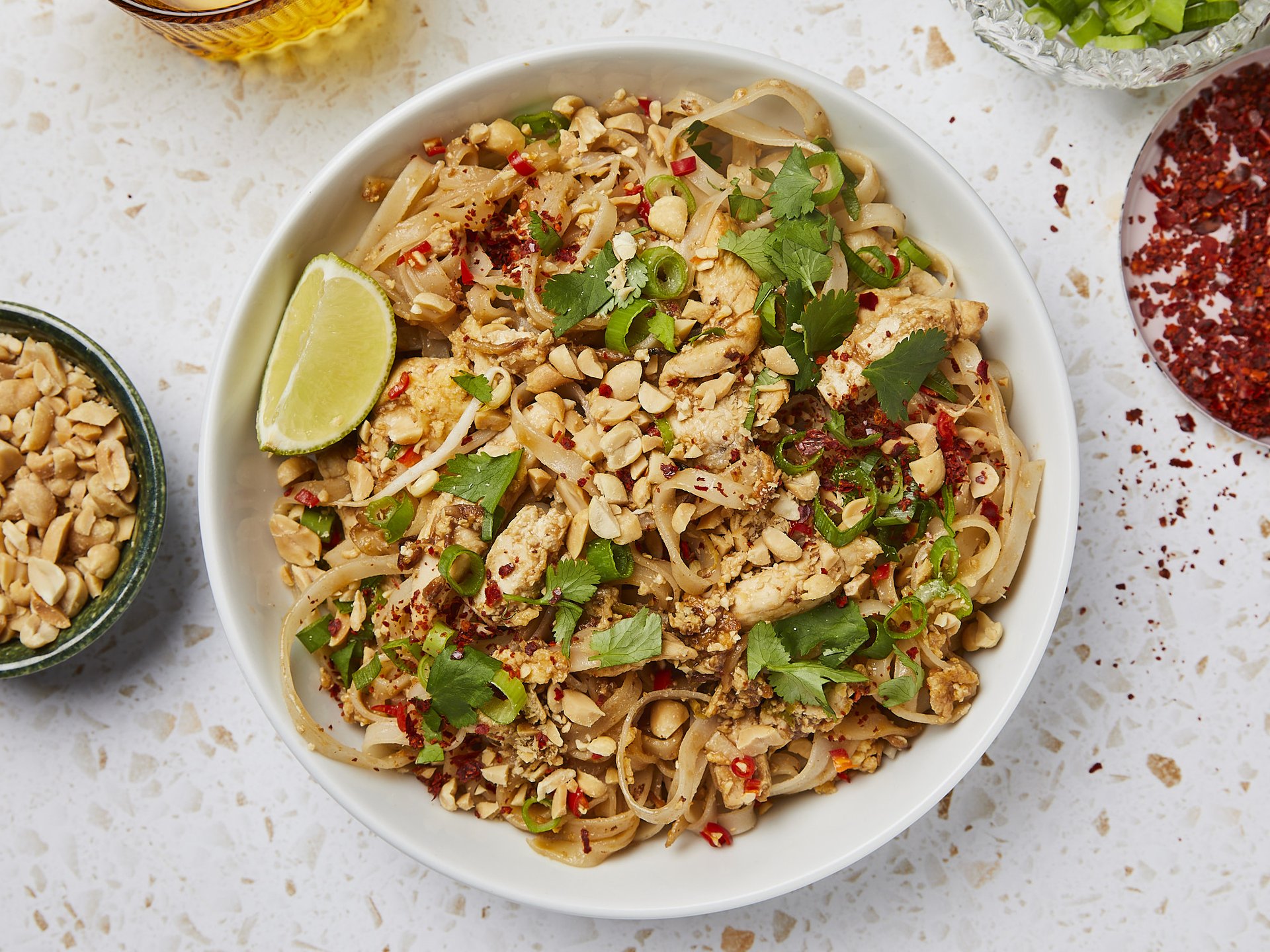Pad Thai with chicken (Pad Thai Gai) | Recipe | Kitchen Stories