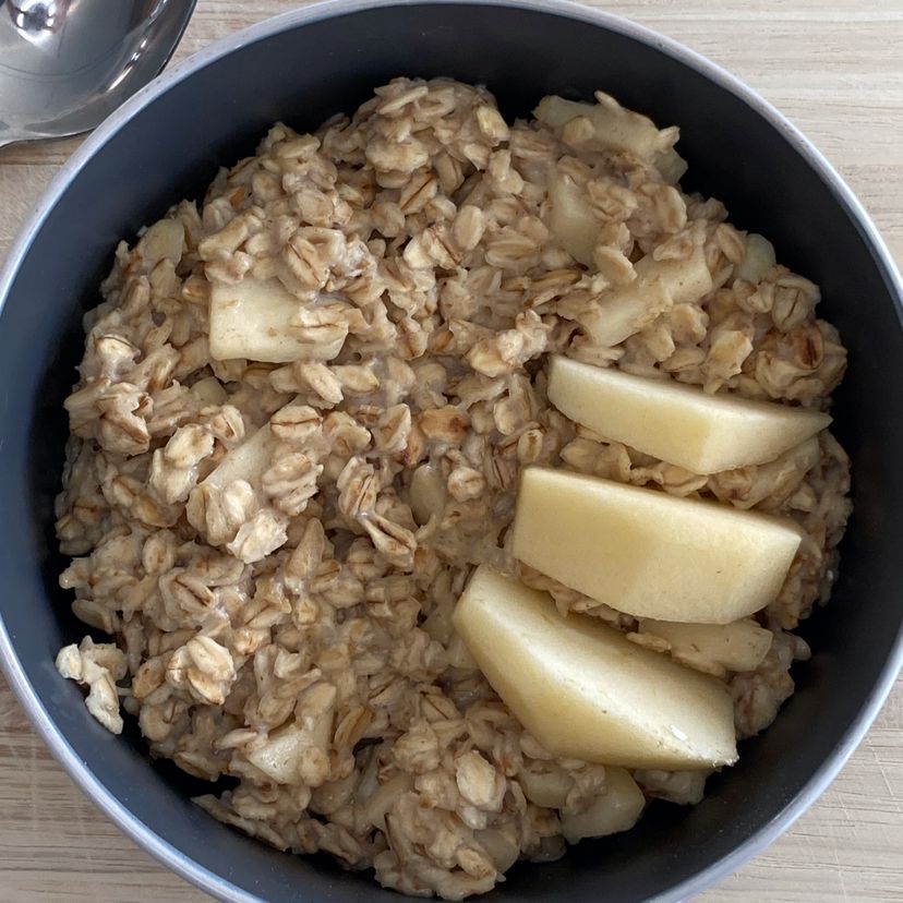 Apfel-Honig Porridge