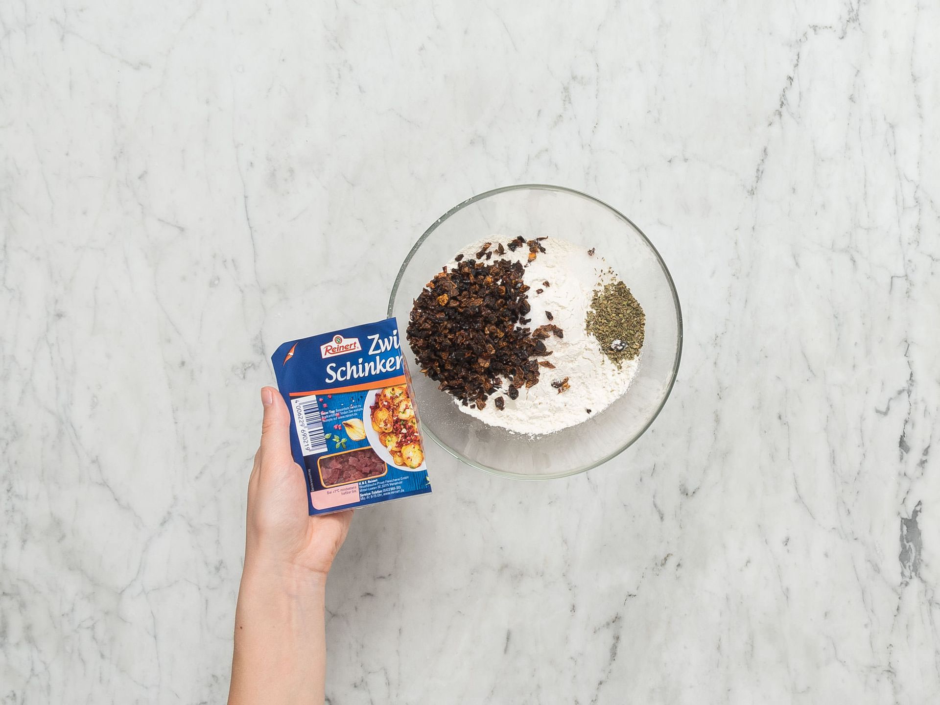 Schinken-Käse-Party-Brötchen | Rezept | Kitchen Stories