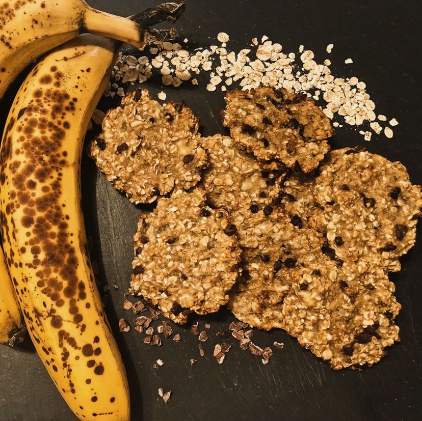 Schnelle Hafer-Bananen-Kekse