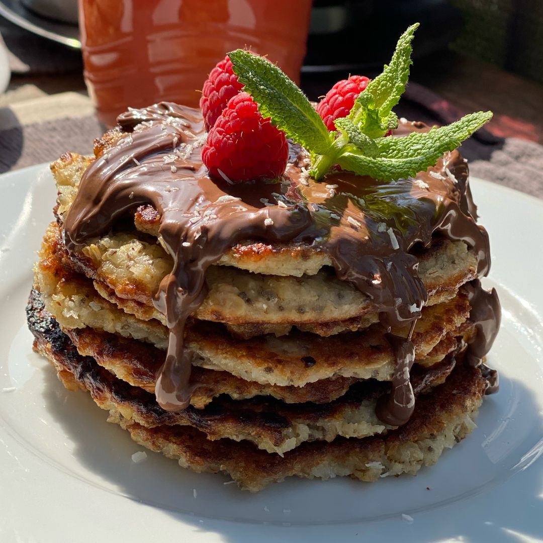 Healthy Pancakes - almost vegan